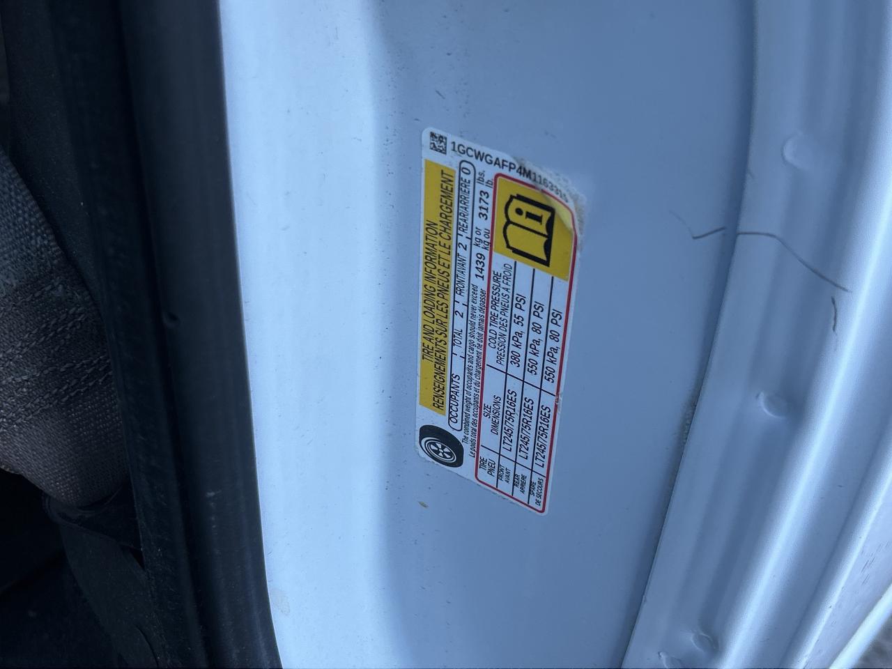 2021 Chevrolet Express 2500 135   Clean Carfax Photo