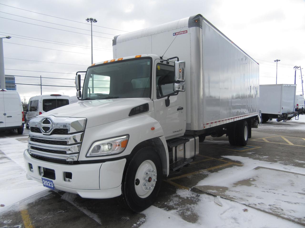 2023 Hino L7 WITH 26FT BOX LARGE ALUMINUM POWER LIFTGATE Photo