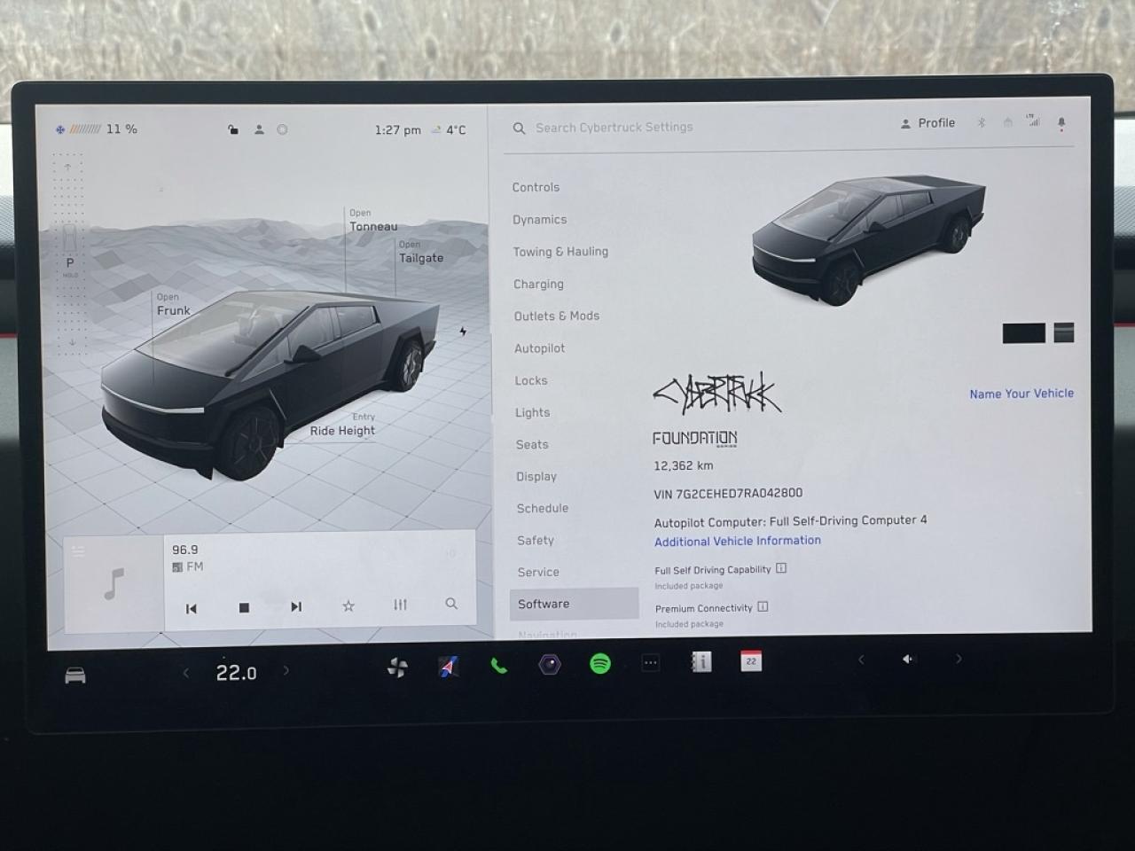 2024 Tesla Cybertruck AWD FOUNDATION SERIES   Matte Black Wrap! Clean! Photo