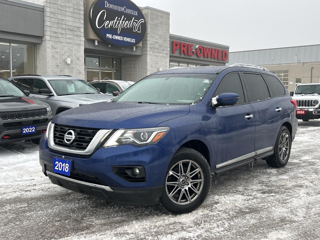 2018 Nissan Pathfinder Platinum 4x4 w/Moonroof, Bose Audio, DVD Player Photo0