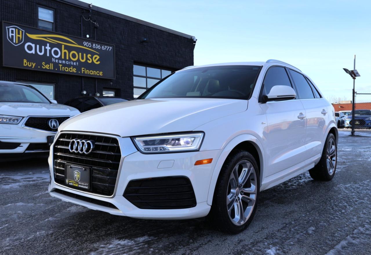 2017 Audi Q3 TECHNIK-S LINE-AWD/NAV/LEATHER/PANOROOF/B CAM/BLIS Photo0