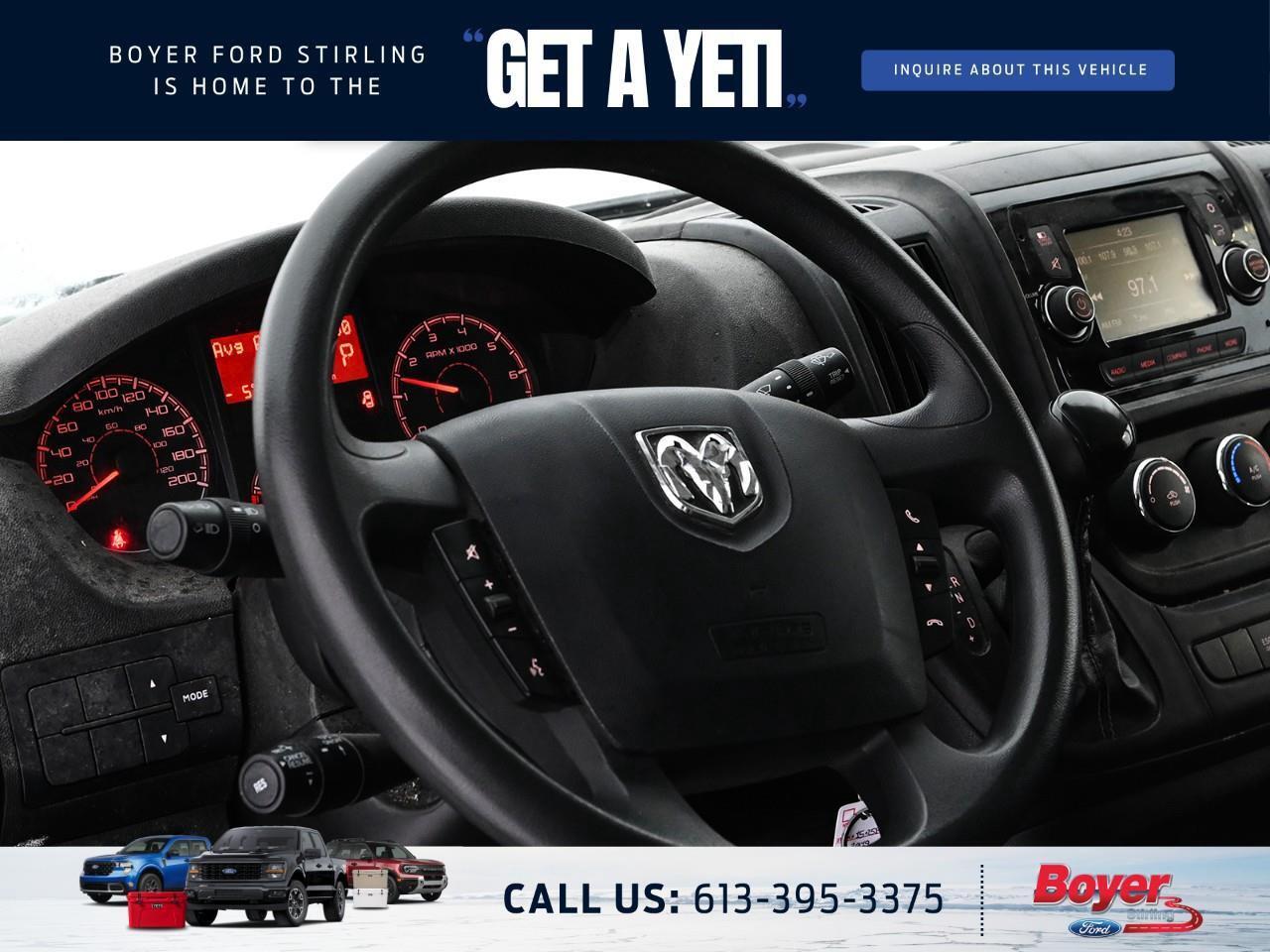 2019 RAM ProMaster 2500 High Roof LOCAL TRADE, HIGH ROOF! Photo