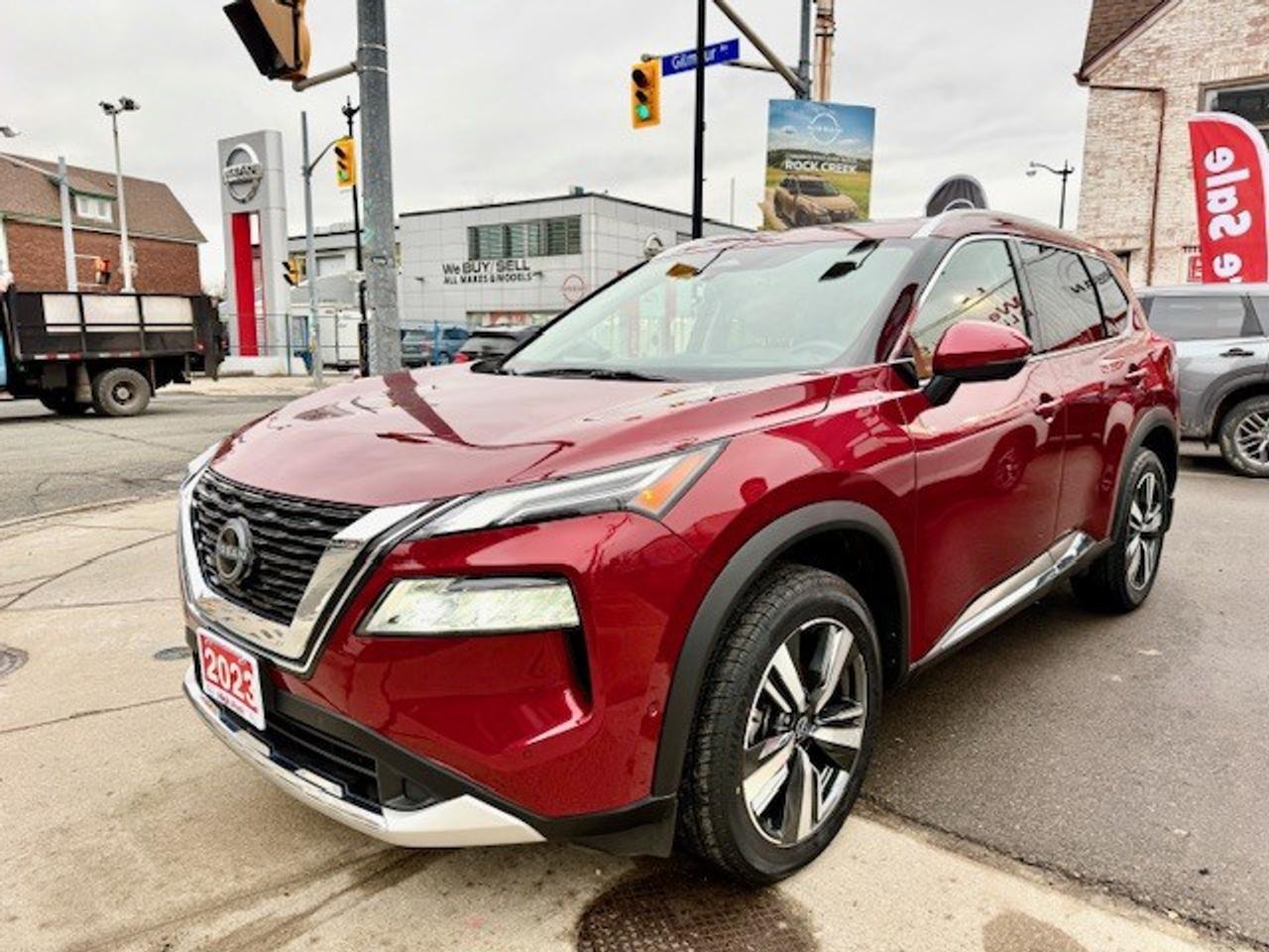 2023 Nissan Rogue PLATINUM, BOSE, LEATHER, PANO ROOF, NAVI, 19" ALLO Photo