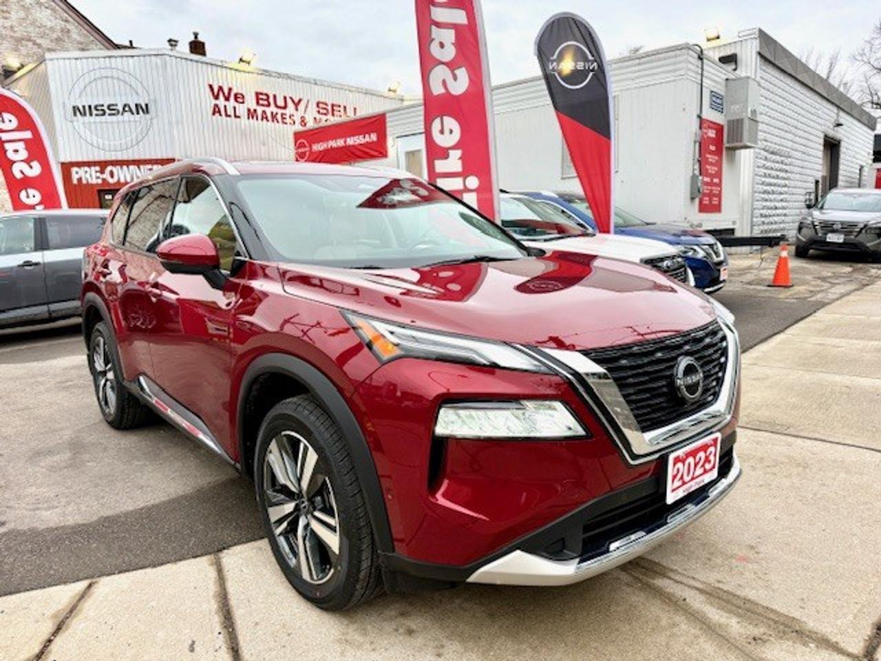 2023 Nissan Rogue PLATINUM, BOSE, LEATHER, PANO ROOF, NAVI, 19" ALLO Photo