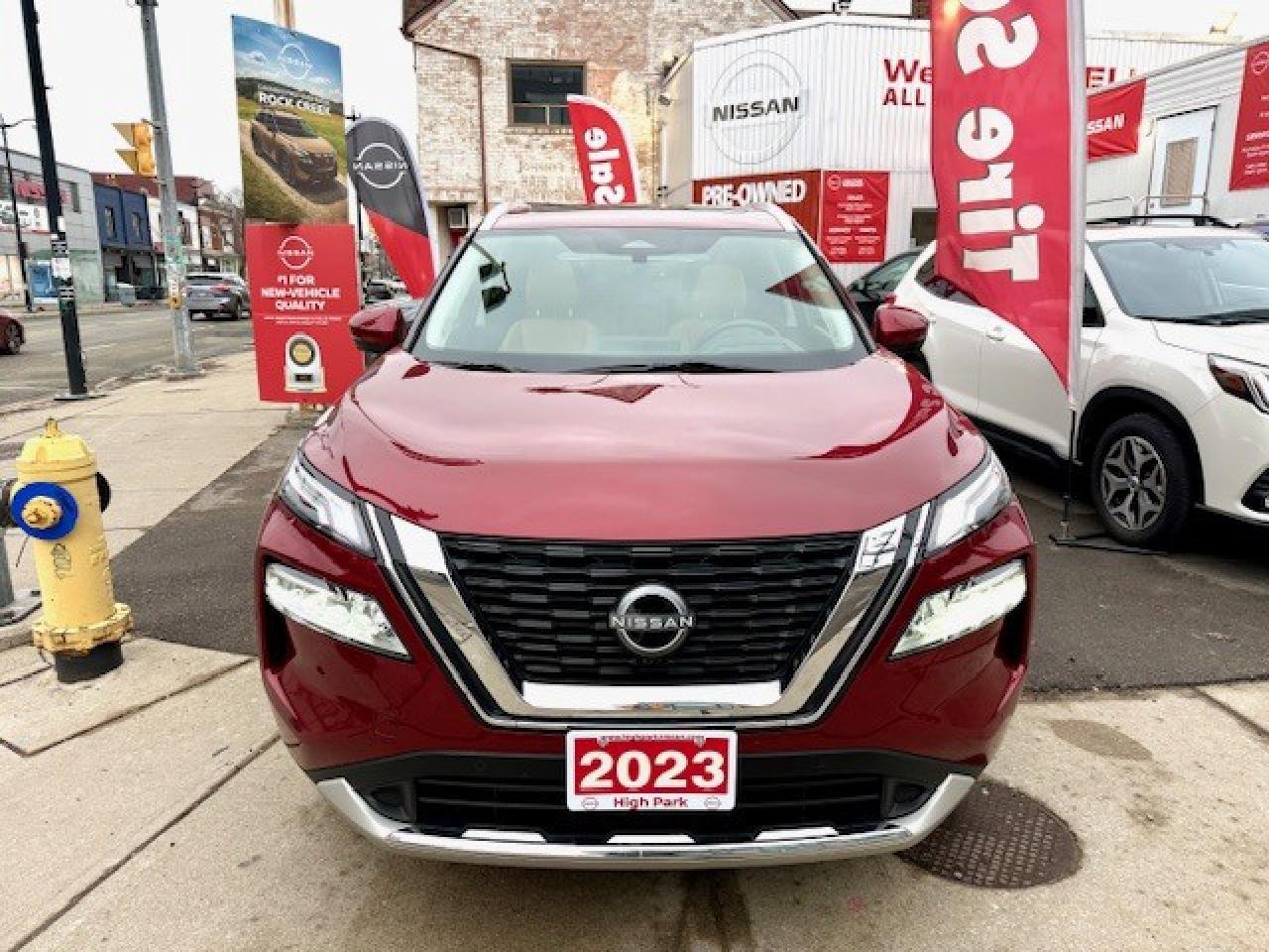 2023 Nissan Rogue PLATINUM, BOSE, LEATHER, PANO ROOF, NAVI, 19" ALLO Photo