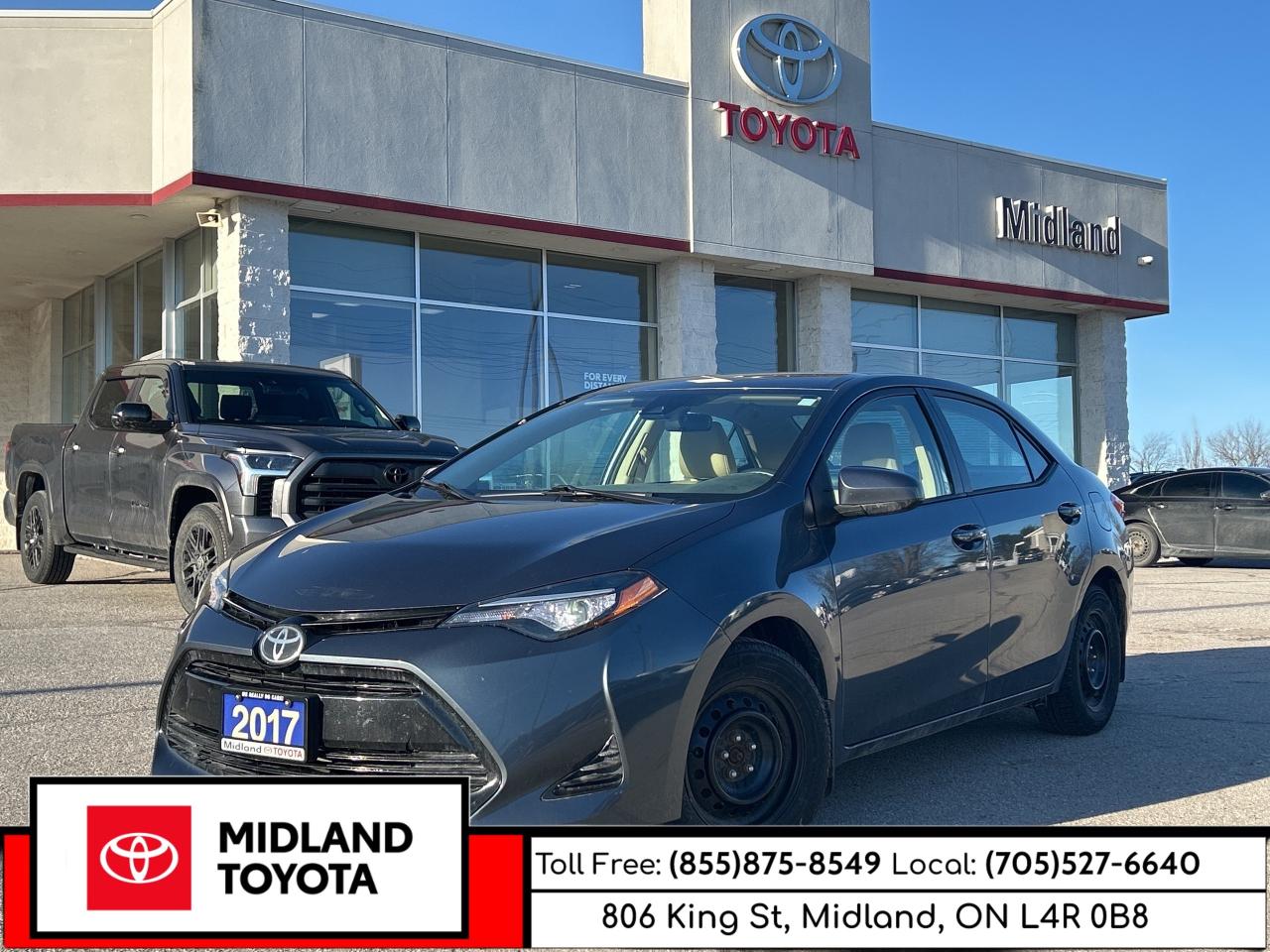 2017 Toyota Corolla LE   ONE OWNER   LOW KM Photo0