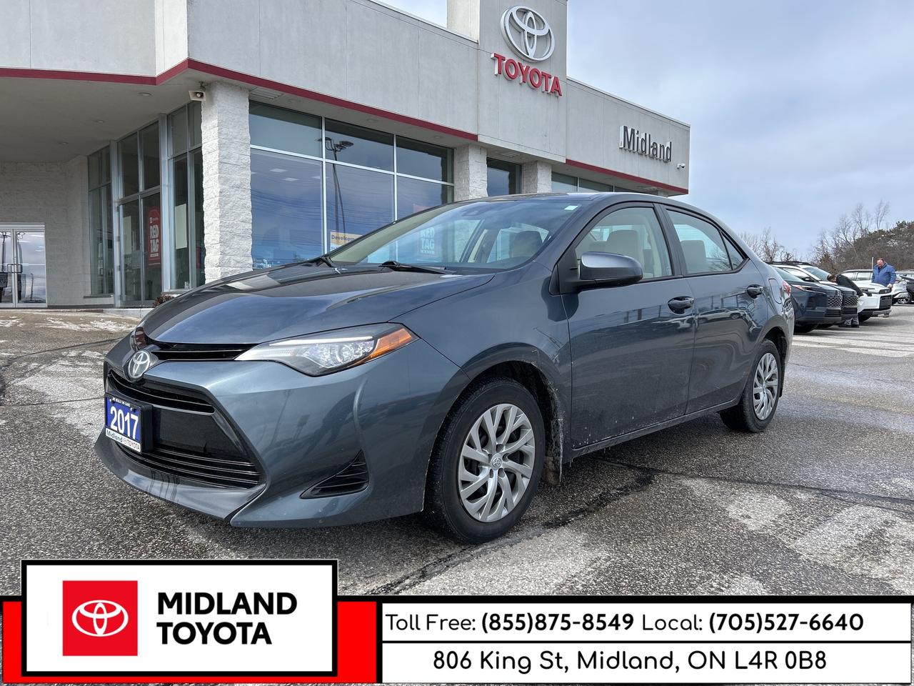 2017 Toyota Corolla LE   ONE OWNER   LOW KM Photo