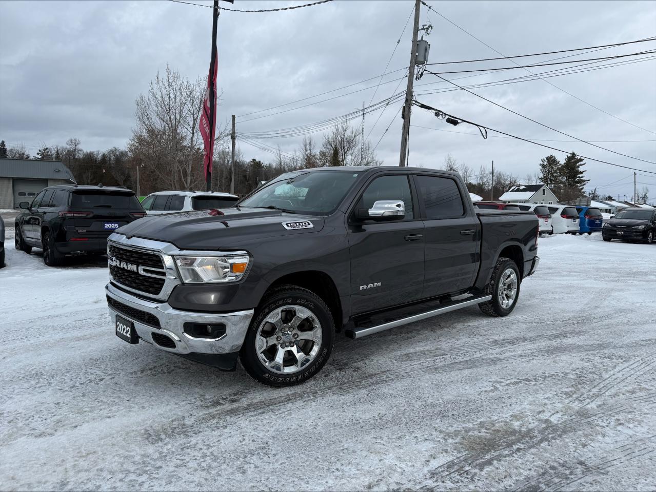 2022 RAM 1500 Big Horn 4x4 Crew Cab 5'7  Box - Alpine Sound! Photo0