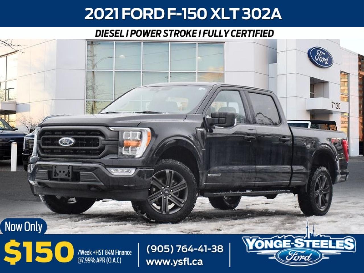 2021 Ford F-150 XLT 302A DEISEL POWER STROKE ONE OWNER FX4 Photo0