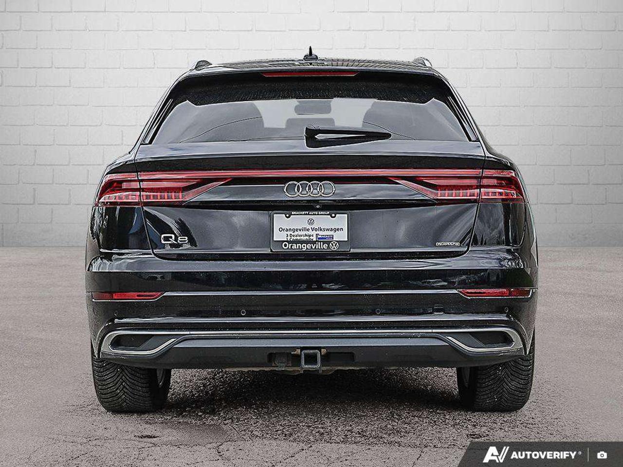 2019 Audi Q8 ProgressivACCIDENT-FREE, DRIVERS ASSIST PACK, B&O AUDIO, HTD + CLD SEATS, SUNROOF Photo4