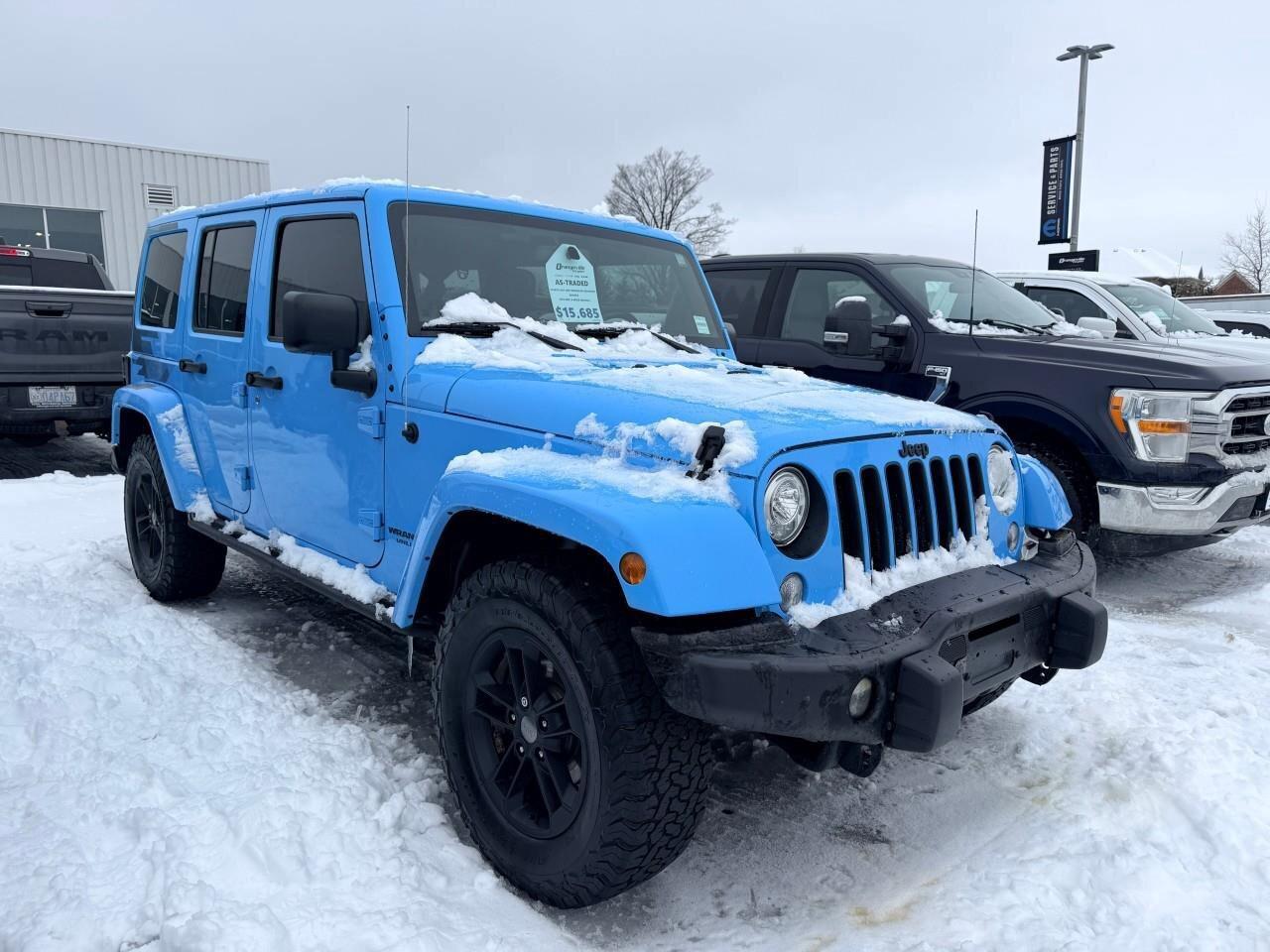 2017 Jeep WRANGLER UNLIMITED Winter3.6L V6, 4X4, MANUAL TRASMISSION, 4X4, NAVIA Photo
