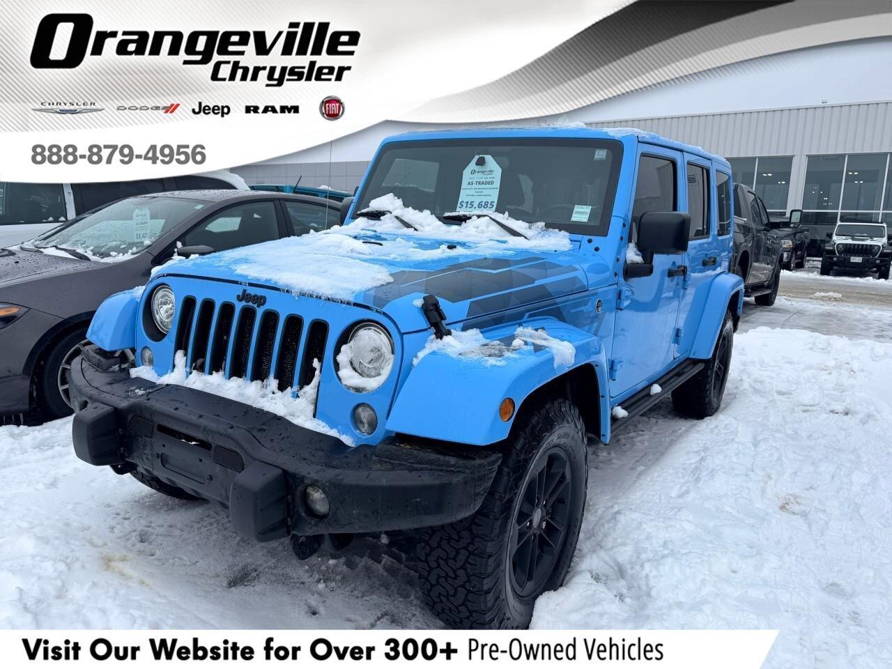 2017 Jeep WRANGLER UNLIMITED Winter3.6L V6, 4X4, MANUAL TRASMISSION, 4X4, NAVIA Photo0