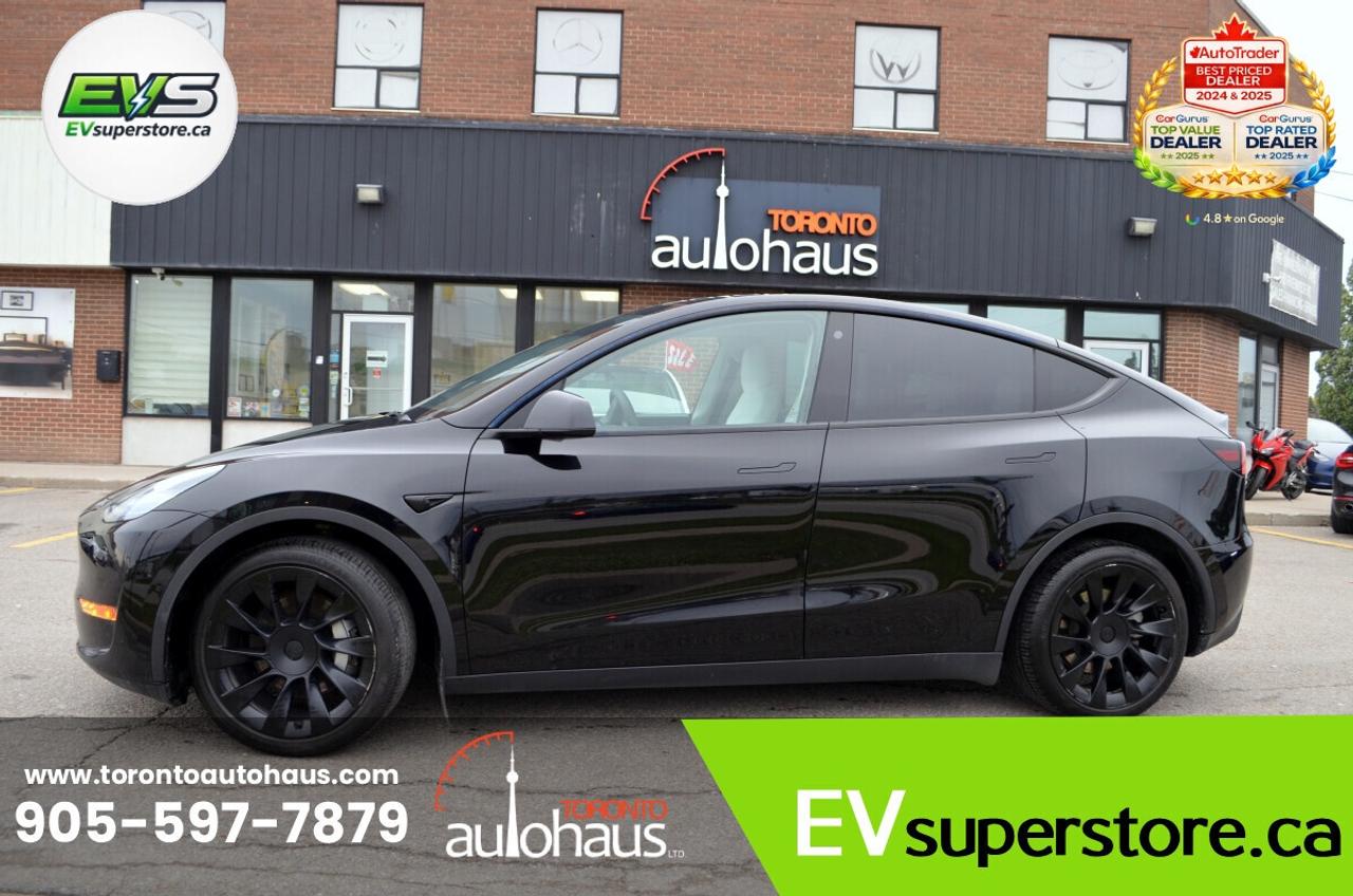 2023 Tesla Model Y LR AWD White Interior I EVSUPERSTORE.CA Photo0