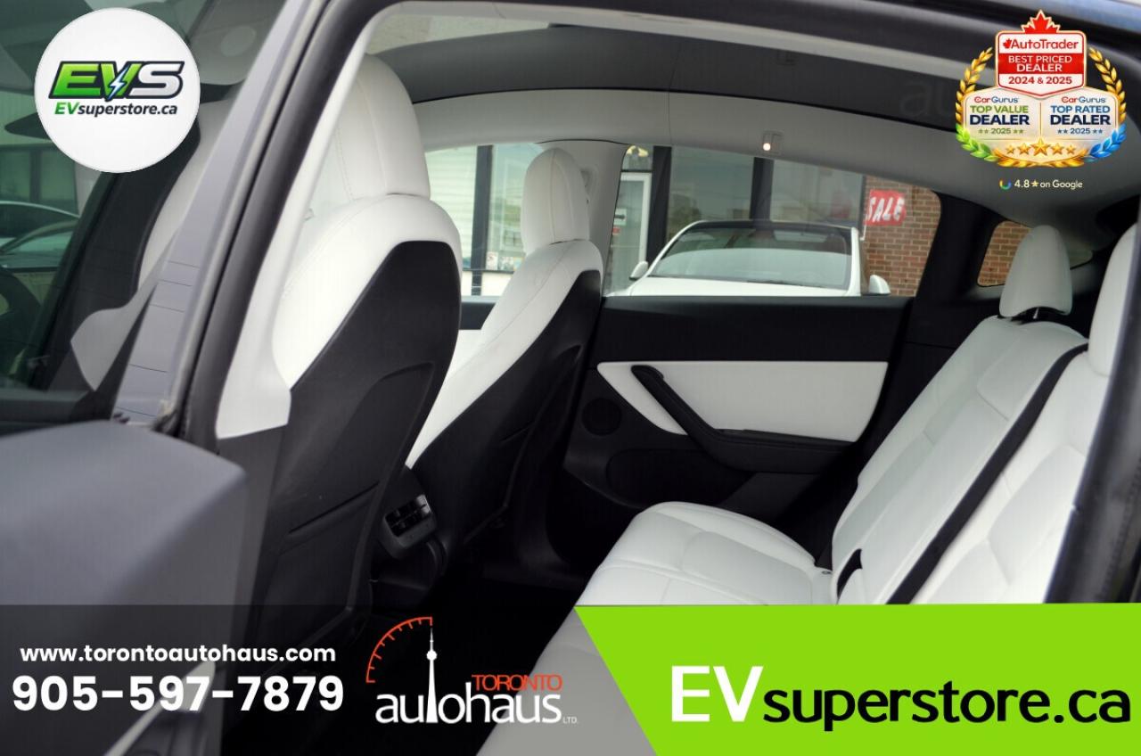 2023 Tesla Model Y LR AWD White Interior I EVSUPERSTORE.CA Photo