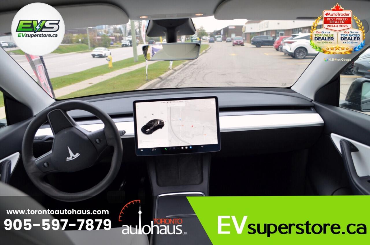 2023 Tesla Model Y LR AWD White Interior I EVSUPERSTORE.CA Photo