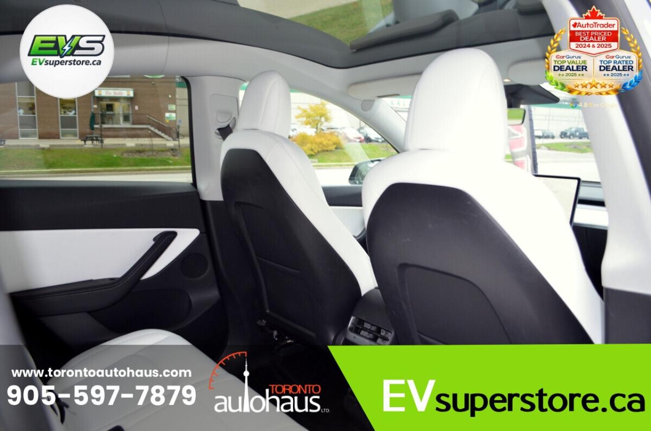 2023 Tesla Model Y LR AWD White Interior I EVSUPERSTORE.CA Photo