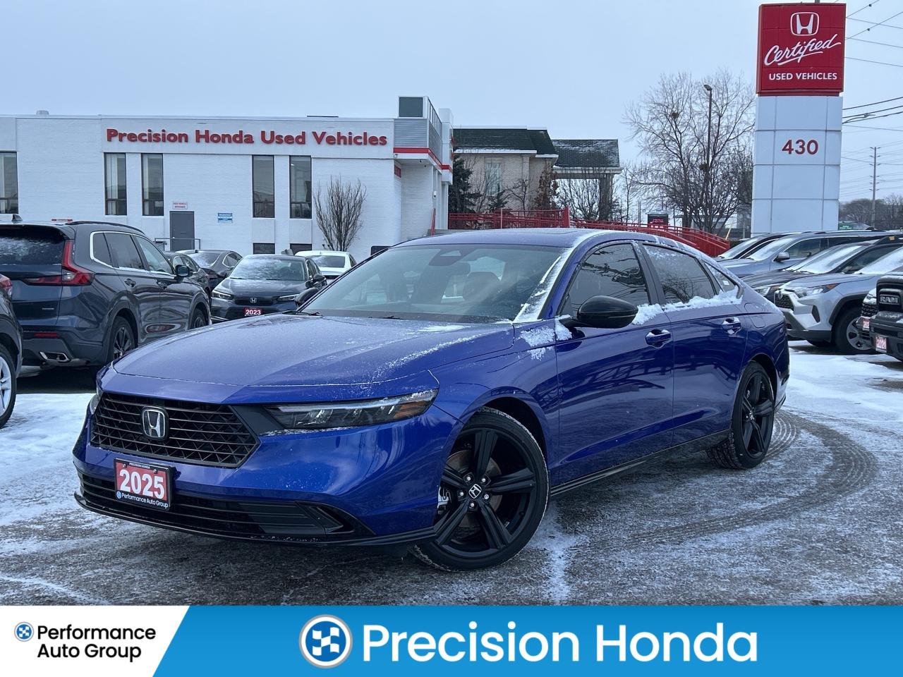 2025 Honda Accord Hybrid Sport-L Leather CarPlay Sunroof Heated Seats Photo0