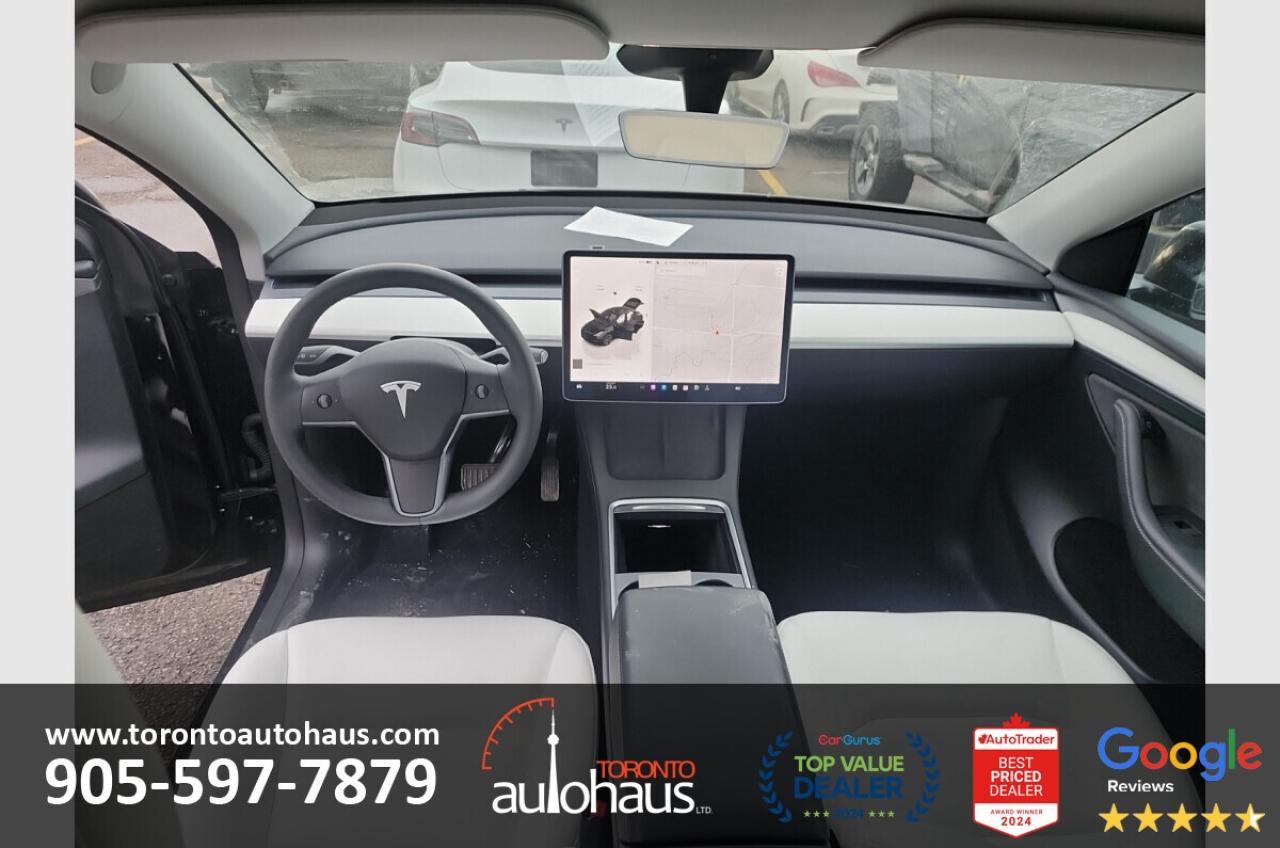 2024 Tesla Model Y LR AWD White Interior I EVSUPERSTORE.CA Photo