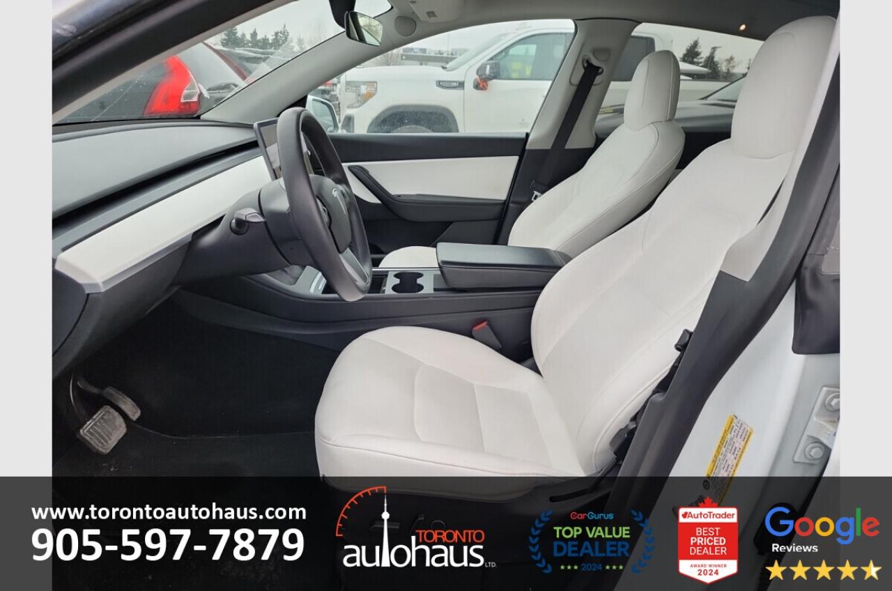 2022 Tesla Model Y LR AWD White Interior I EVSUPERSTORE.CA Photo