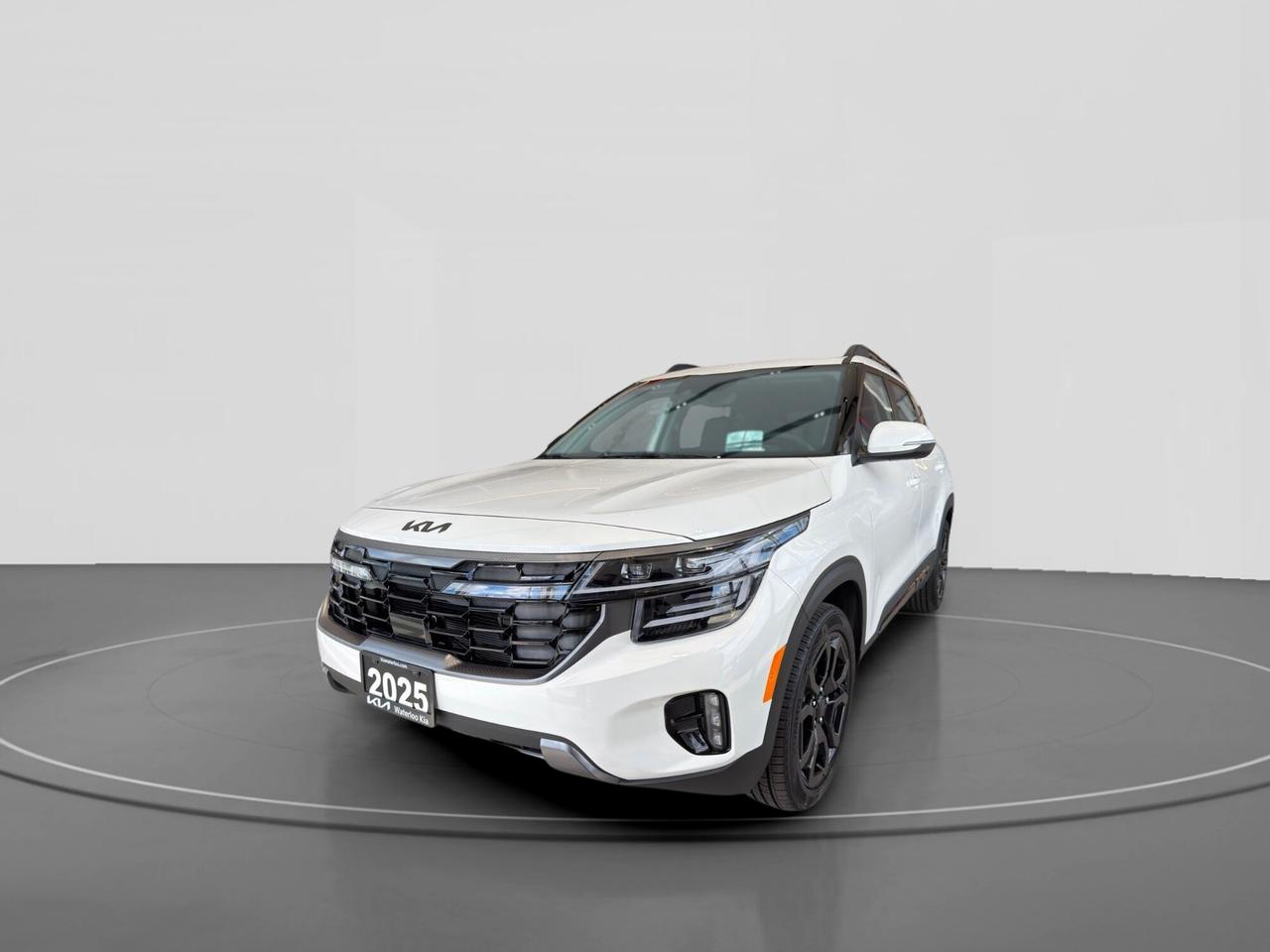The 2025 Kia Seltos X-Line is a smart pick for drivers who want confident all-weather ability, strong turbo power, and bold utility in one compact sport utility vehicle. This used example at Waterloo Kia in Waterloo stands out in White with a Black interior and has only 7,903 km on the odometer.

With its 1.6L T-GDI DOHC 16V engine with CVVD, 8-Speed Automatic transmission, and all-wheel drive, the 2025 Kia Seltos X-Line delivers a composed and capable drive for city streets, highways, and changing Ontario weather. It blends everyday comfort with a more adventurous character, making it easy to enjoy on both workdays and weekends.

FEATURES OF THE Seltos X-Line
»» Turbocharged engine for lively everyday performance
»» All-wheel drive for year-round confidence
»» X-Line styling adds rugged visual appeal
»» Higher capability feel with refined road manners

ADVANCED SAFETY FEATURES
»» Forward collision avoidance assists driver awareness
»» Lane keeping assistance supports steady travel
»» Blind spot monitoring helps with lane changes
»» Rear occupant alert adds family peace

PERFORMANCE AND EFFICIENCY
»» 1.6L turbo engine delivers strong response
»» 8-speed automatic shifts smoothly and quickly
»» All-wheel drive boosts traction in weather
»» Compact size helps easy urban driving

COMFORT AND CONVENIENCE
»» Spacious cabin with practical everyday layout
»» Automatic transmission reduces driving effort daily
»» Black interior offers clean modern style
»» Four-door access helps passenger entry ease

TECHNOLOGY AND CONNECTIVITY
»» Driver information display keeps data visible
»» User-friendly controls support simple operation
»» Modern cabin design feels intuitive daily
»» Easy access layout improves driver focus

CARGO SPACE
»» Rear cargo area suits daily errands
»» Flexible space supports weekend travel needs
»» Wide opening helps load larger items
»» Compact utility fits active lifestyles well

WHAT OTHER OWNERS LIKE
»» Turbo power feels energetic and smooth
»» All-wheel drive inspires winter road confidence
»» Useful cargo room handles daily tasks
»» Comfortable size makes parking much easier

Finished in White, this 2025 Kia Seltos X-Line has a clean, fresh look that matches its versatile nature. The Black interior adds a refined contrast and keeps the cabin looking modern and easy to maintain. Its low kilometre reading helps make it an appealing choice for buyers seeking long-term value.

This model is well suited to drivers who want more than basic transportation. The 2025 Kia Seltos X-Line offers a rewarding blend of utility, traction, turbocharged performance, and everyday ease. Visit Waterloo Kia in Waterloo to see how this well-kept used sport utility vehicle can fit your lifestyle.

This 2025 Kia Seltos X-Lines VIN is: KNDETCA7XS7779878 .<p> and bold utility in one compact sport utility vehicle. This used example at Waterloo Kia in Waterloo stands out in White with a Black interior and has only 7</p>
<p> making it easy to enjoy on both workdays and weekends.

FEATURES OF THE Seltos X-Line
»» Turbocharged engine for lively everyday performance
»» All-wheel drive for year-round confidence
»» X-Line styling adds rugged visual appeal
»» Higher capability feel with refined road manners

ADVANCED SAFETY FEATURES
»» Forward collision avoidance assists driver awareness
»» Lane keeping assistance supports steady travel
»» Blind spot monitoring helps with lane changes
»» Rear occupant alert adds family peace

PERFORMANCE AND EFFICIENCY
»» 1.6L turbo engine delivers strong response
»» 8-speed automatic shifts smoothly and quickly
»» All-wheel drive boosts traction in weather
»» Compact size helps easy urban driving

COMFORT AND CONVENIENCE
»» Spacious cabin with practical everyday layout
»» Automatic transmission reduces driving effort daily
»» Black interior offers clean modern style
»» Four-door access helps passenger entry ease

TECHNOLOGY AND CONNECTIVITY
»» Driver information display keeps data visible
»» User-friendly controls support simple operation
»» Modern cabin design feels intuitive daily
»» Easy access layout improves driver focus

CARGO SPACE
»» Rear cargo area suits daily errands
»» Flexible space supports weekend travel needs
»» Wide opening helps load larger items
»» Compact utility fits active lifestyles well

WHAT OTHER OWNERS LIKE
»» Turbo power feels energetic and smooth
»» All-wheel drive inspires winter road confidence
»» Useful cargo room handles daily tasks
»» Comfortable size makes parking much easier

Finished in White</p>
<p> fresh look that matches its versatile nature. The Black interior adds a refined contrast and keeps the cabin looking modern and easy to maintain. Its low kilometre reading helps make it an appealing choice for buyers seeking long-term value.

This model is well suited to drivers who want more than basic transportation. The 2025 Kia Seltos X-Line offers a rewarding blend of utility</p>
<p> and everyday ease. Visit Waterloo Kia in Waterloo to see how this well-kept used sport utility vehicle can fit your lifestyle.

This 2025 Kia Seltos X-Lines VIN is: KNDETCA7XS7779878 .</p>
