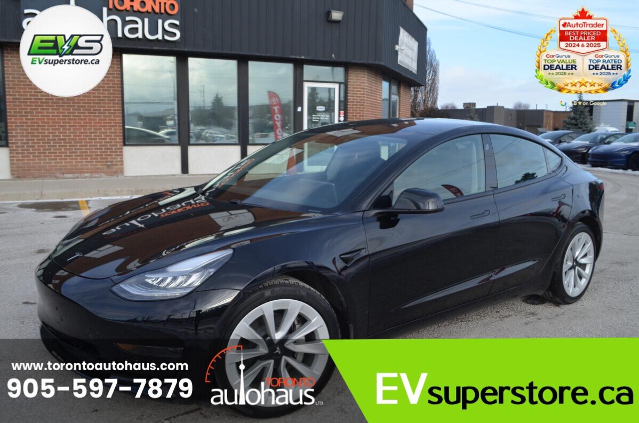 2021 Tesla Model 3 SR+I OVER 100 TESLAS AT EVSUPERSTORE.CA Photo0