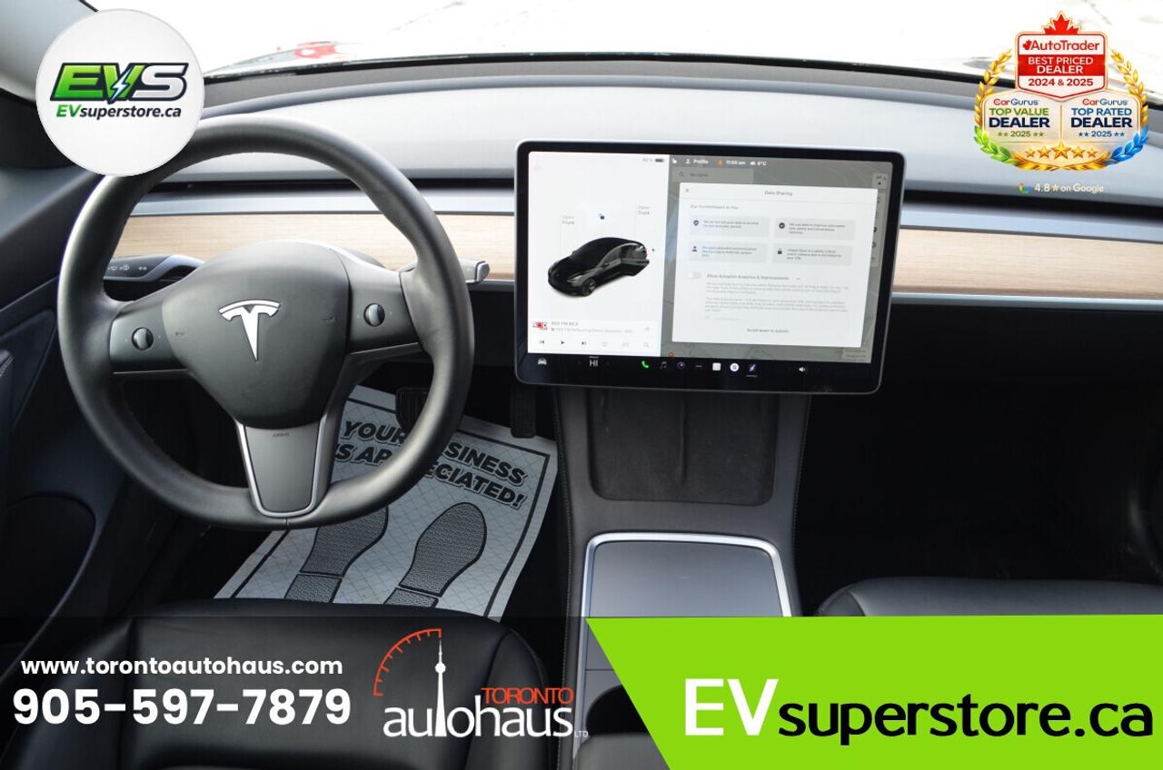 2021 Tesla Model 3 SR+I OVER 100 TESLAS AT EVSUPERSTORE.CA Photo