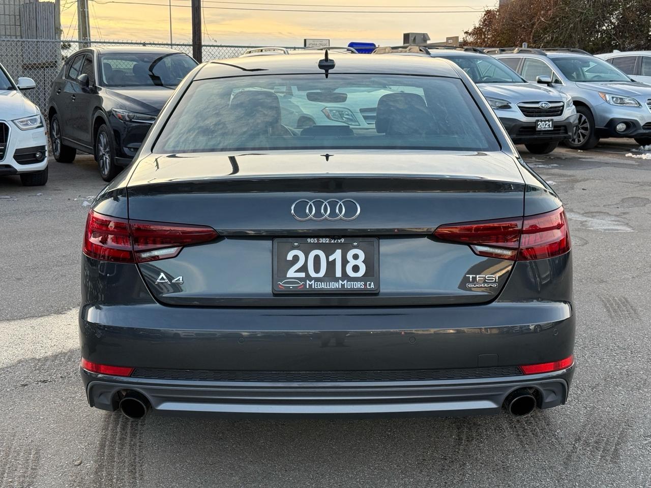 2018 Audi A4 Quattro Technik S-Line  ACCIDENT FREE CERTIFIED Photo