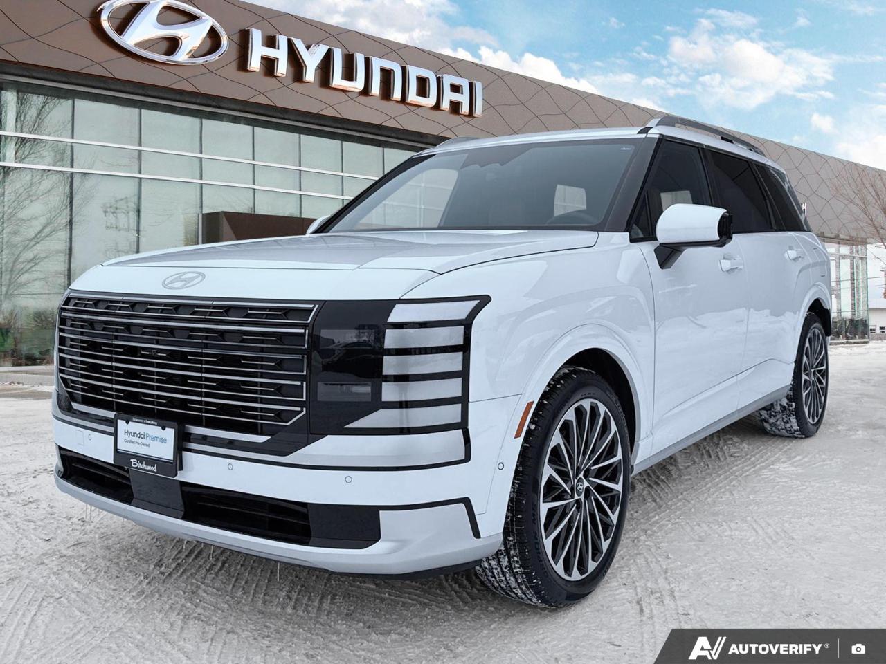 Manitobas #1 Hyundai Dealer! Come and See Why! 

We believe the first step to a great customer experience is transparent pricing and payments. Also, with complete online and in-store experience, we allow you to shop the way you want! 

Thank you for viewing our inventory online, we would love the opportunity to provide you with more information, photos, or a customized video! Please just ask!
Experience the future of luxury SUVs with our 2026 Hyundai Palisade Ultimate Calligraphy! This gently used model combines cutting-edge technology with unparalleled comfort, perfect for the discerning family or executive.

Key Highlights:
- Advanced Head-Up Display for enhanced safety and convenience
- Sophisticated AWD system with multiple drive modes
- Premium interior with genuine wood accents and leatherette dashboard
- Innovative Smart Cruise Control with Stop & Go functionality
- Spacious 7-passenger seating with heated 3rd row
- State-of-the-art safety features including Blind-spot Collision-Avoidance
- 21-inch alloy wheels for a commanding presence

At Birchwood Hyundai, were committed to providing an exceptional car-buying experience. Ready to elevate your driving? Reserve your test drive today, explore our online purchase options, or contact our team for personalized assistance. Dont miss this opportunity to own a piece of automotive excellence!
All Used Vehicles at Birchwood Hyundai include: 

*Full Multi-point Inspection 
*Free CARFAX vehicle report 
*Full tank of gas 
*Detailed cleaning 

Want a better look at a part or feature of this vehicle? Contact us and we can provide you a personalized video to show you in detail!

Experience WAH at Birchwood Hyundai on McPhillips today and see why everyone is heading North to buy their new Hyundai!

Dealer permit #4423
Dealer permit #4423