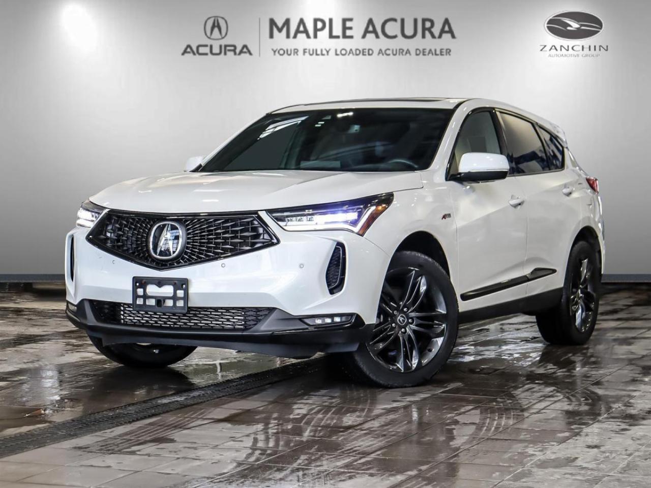 Navigation System, Panoramic Sunroof, 2-ways remote starter, Bluetooth, Remote Start, Lane Departure, Market Value Pricing, Not a Rental, Local Trade, 30 Day 1,000km safety related and 90 Day 5,000 km engine and transmission warranty, Acura Certified Vehicles come with an Acura 7 yrs / 160,000 km Certified Warranty., ** All vehicles are all in priced, No additional fees are applied., AWD, 16 Speakers, ABS brakes, AcuraLink Subscription Services, Apple CarPlay/Android Auto, Automatic temperature control, Driver vanity mirror, Dual front side impact airbags, Electronic Stability Control, Front fog lights, Heated & Ventilated Front Bucket Seats, Illuminated entry, Knee airbag, Power driver seat, Power passenger seat, Radio data system, Rear window wiper, Speed control, Sport steering wheel, Telescoping steering wheel, Wheels: 20 Shark Grey A-Spec Design Alum-Alloy.

Recent Arrival! 2024 Acura RDX A-Spec Package SH-AWD
SH-AWD 2.0L 16V DOHC 10-Speed Automatic AWD


** All vehicles are all in priced, No additional fees are applied. Buying an used vehicle from Maple Acura is always a safe investment. We know you want to be confident in your choice and we want you to be fully satisfied. Thats why ALL our used vehicles come with our limited warranty peace of mind package included in the price. No questions, no discussion - 30 days or 1,000 km safety related warranty 90 days or 5,000 kilometre powertrain coverage. From the day you pick up your new car you can rest assured that we have you covered.