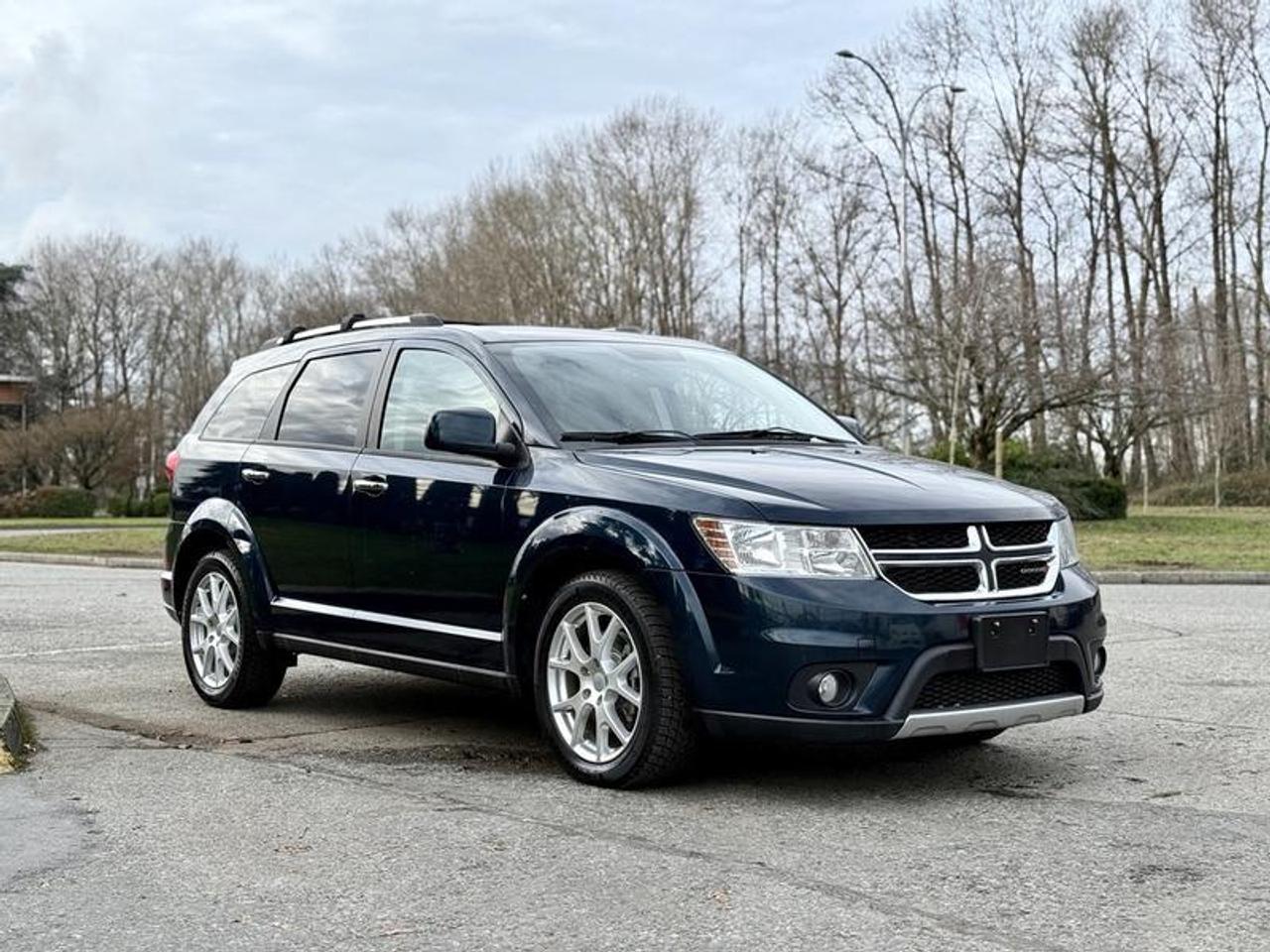 This 2013 Dodge Journey R/T AWD is a mid-size 7-passenger SUV (including driver) equipped with a 3.6L V6 engine and automatic transmission with all-wheel drive. Features include front and rear air conditioning and heat, cruise control, push-button engine start, AM/FM radio with Bluetooth connectivity, and multiple 12V power outlets. The interior offers seating for seven with a black leather finish, along with power windows, power door locks, power mirrors, and integrated cup holders. Finished in blue, this Journey R/T is configured for passenger transport with added interior comfort and AWD capability. This item is currently OFFSITE. You must register an appointment with our office to schedule an offsite viewing. Appointments must be made a minimum of one business day in advance (and as defined by the days that Repo.com is open for business) before your appointment can be scheduled and confirmed. We may, at our own discretion, instead opt to transport smaller items to Repo.coms main yard for viewing purposes.  $12,520.00 plus $375 processing fee, $12,895.00 total payment obligation before taxes.   Listing report, warranty, contract commitment cancellation fee, financing available on approved credit (some limitations and exceptions may apply). All above specifications and information is considered to be accurate but is not guaranteed and no opinion or advice is given as to whether this item should be purchased. We do not allow test drives due to theft, fraud, acts of vandalism and undetectable impaired driving. Instead we provide the following benefits: Complimentary Warranty (with options to extend), Limited Money Back Satisfaction Guarantee on Fully Completed Contracts, Contract Commitment Cancellation, and an Open-Ended Sell-Back Option. Ask seller for details or call 604-522-REPO(7376) to confirm listing availability.
