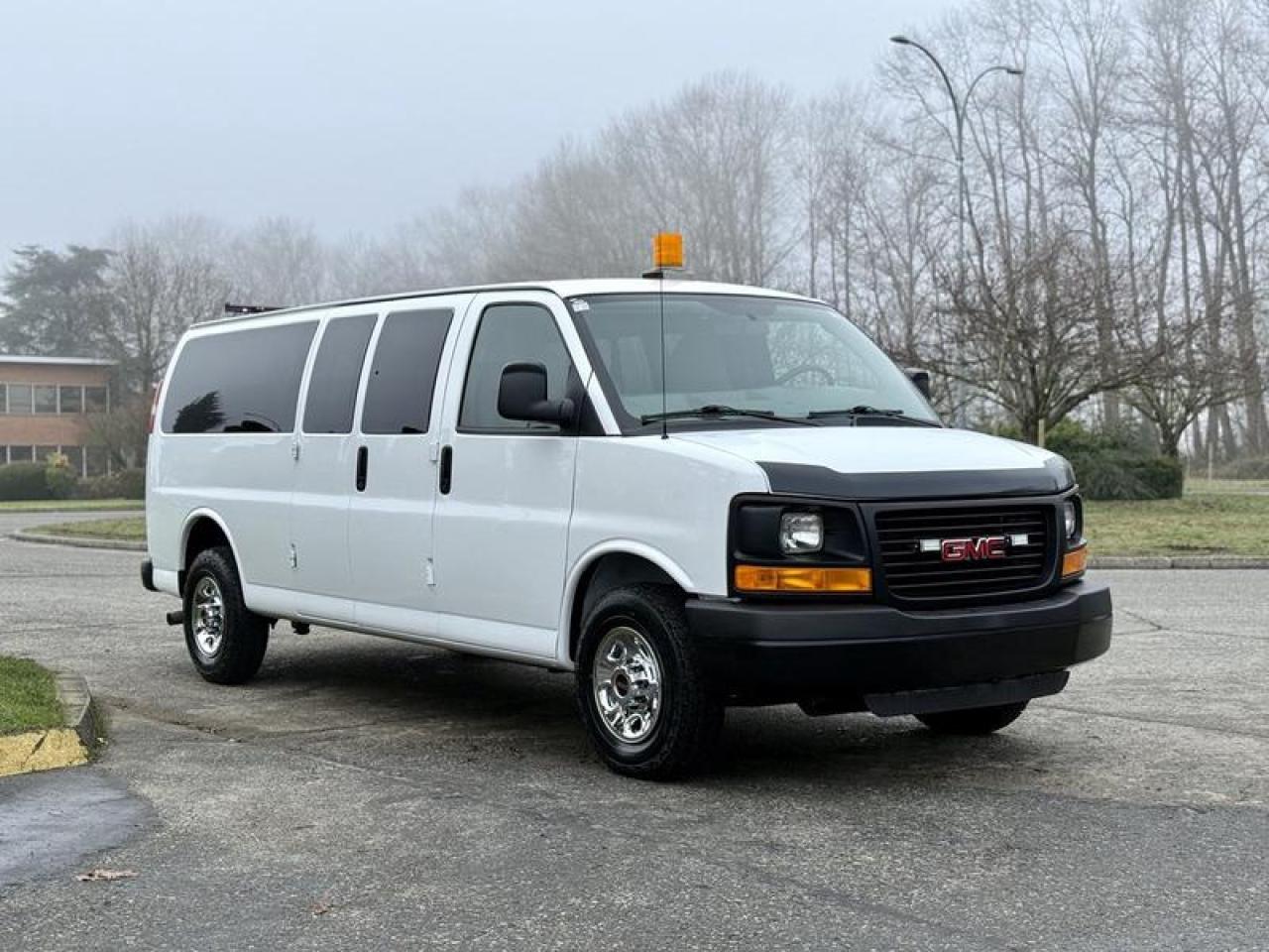 This 2015 GMC Savana LS 3500 Extended 8-passenger van is powered by a 6.0L V8 engine paired with an automatic transmission and rear-wheel drive, configured for passenger transport and commercial use. It is equipped with front and rear air conditioning and heat, cruise control, 4-wheel ABS, AM/FM radio, power windows, power door locks, and power mirrors, along with a 12V power outlet and multiple cup holders for everyday usability. Finished in a white exterior with grey cloth interior, this extended-length Savana offers generous interior space and measures approximately 20 ft 4 in long, 6 ft 7 in wide, and 7 ft 6 in high, making it suitable for shuttle service, crew transport, or fleet applications. This item is currently OFFSITE. You must register an appointment with our office to schedule an offsite viewing. Appointments must be made a minimum of one business day in advance (and as defined by the days that Repo.com is open for business) before your appointment can be scheduled and confirmed. We may, at our own discretion, instead opt to transport smaller items to Repo.coms main yard for viewing purposes.  $37,825.00 plus $375 processing fee, $38,200.00 total payment obligation before taxes.  Listing report, warranty, contract commitment cancellation fee, financing available on approved credit (some limitations and exceptions may apply). All above specifications and information is considered to be accurate but is not guaranteed and no opinion or advice is given as to whether this item should be purchased. We do not allow test drives due to theft, fraud, acts of vandalism and undetectable impaired driving. Instead we provide the following benefits: Complimentary Warranty (with options to extend), Limited Money Back Satisfaction Guarantee on Fully Completed Contracts, Contract Commitment Cancellation, and an Open-Ended Sell-Back Option. Ask seller for details or call 604-522-REPO(7376) to confirm listing availability.