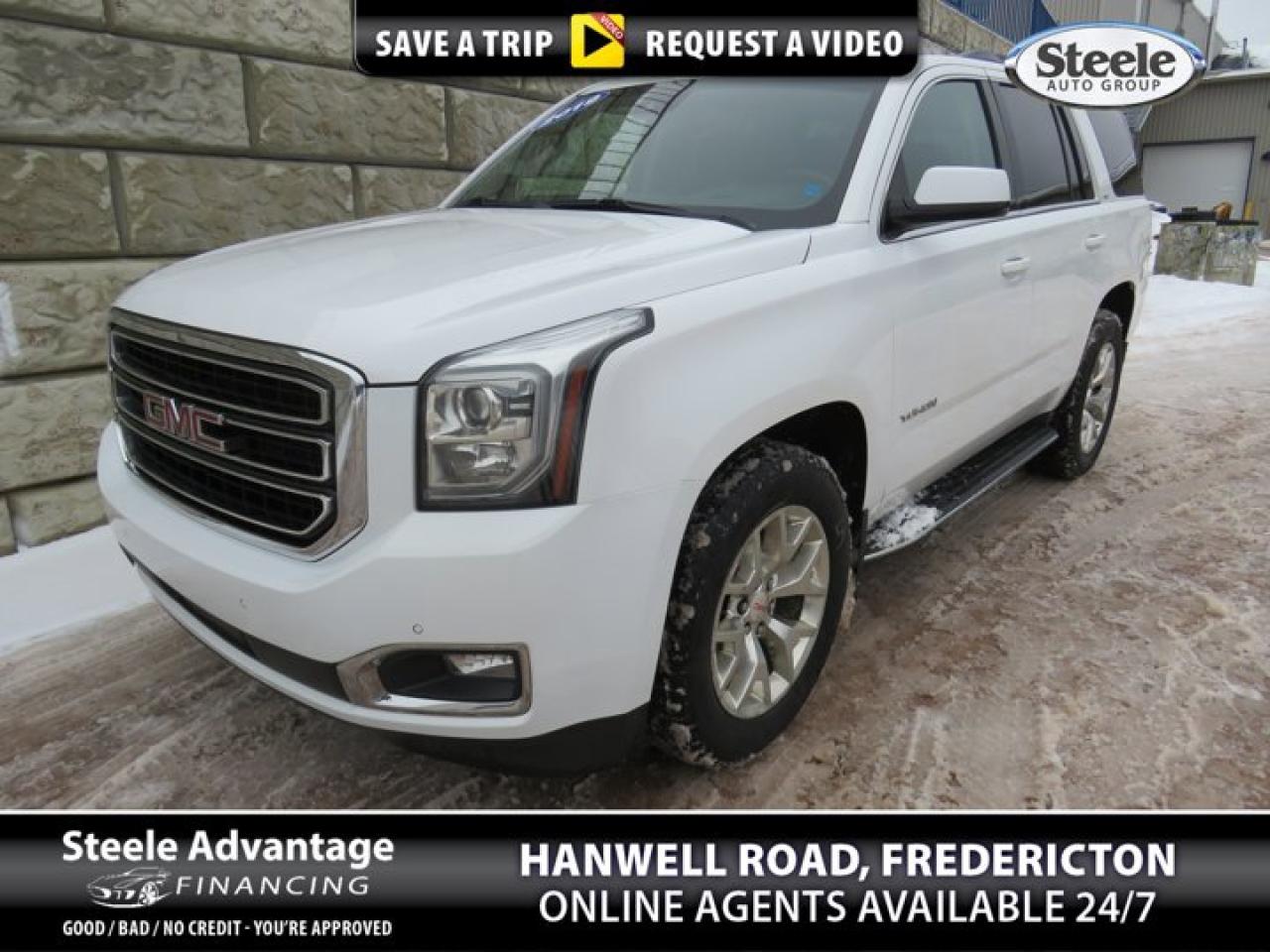 New Price!Summit White 2019 GMC Yukon SLT 4WD 6-Speed Automatic Electronic with Overdrive EcoTec3 5.3L V84WD.Certification Program Details: 2 Years Fresh MVI Fully Detailed Full Tank of fuel Brale Through InspectionAt Steele GMC Buick Fredericton, were proud to be your Used Car Mega Center serving drivers all across Atlantic Canada from Fredericton, Oromocto, New Maryland, Woodstock, Saint John, and Moncton in New Brunswick, to Nova Scotia, Prince Edward Island, and Newfoundland. Our inventory features all makes and models of used cars, trucks, SUVs, and vans, giving you the best selection in the region. Whether you need a fuel-efficient sedan, a family SUV, or a rugged pickup, youll find it right here at Steele GMC Buick Fredericton. With our Market Value Pricing, every vehicle is priced based on real-time market conditions, ensuring you get the best possible deal without the hassle of negotiating. We keep pricing transparent and competitive so you can shop with total confidence. No matter your credit situation good, bad, or no credit at all youre approved. Our finance experts work with lenders across Atlantic Canada to find the best terms for your budget, including second-chance financing, newcomer programs, and credit rebuilding solutions. As part of Steele Auto Group, Atlantic Canadas most diversified automotive group with 47 dealerships representing 27 brands, we offer unmatched selection, buying power, and customer support. That means if the vehicle you want isnt on our Fredericton lot, we can source it quickly from our massive dealer network across the Maritimes. When it comes to used vehicles, Steele GMC Buick Fredericton is the destination for drivers all across Atlantic Canada delivering market value pricing, every make and model, and guaranteed credit approval so you can get on the road with confidence.Steele Auto Group is the most diversified group of automobile dealerships in Atlantic Canada, with 47 dealerships selling 27 brands and an employee base of well over 2300.