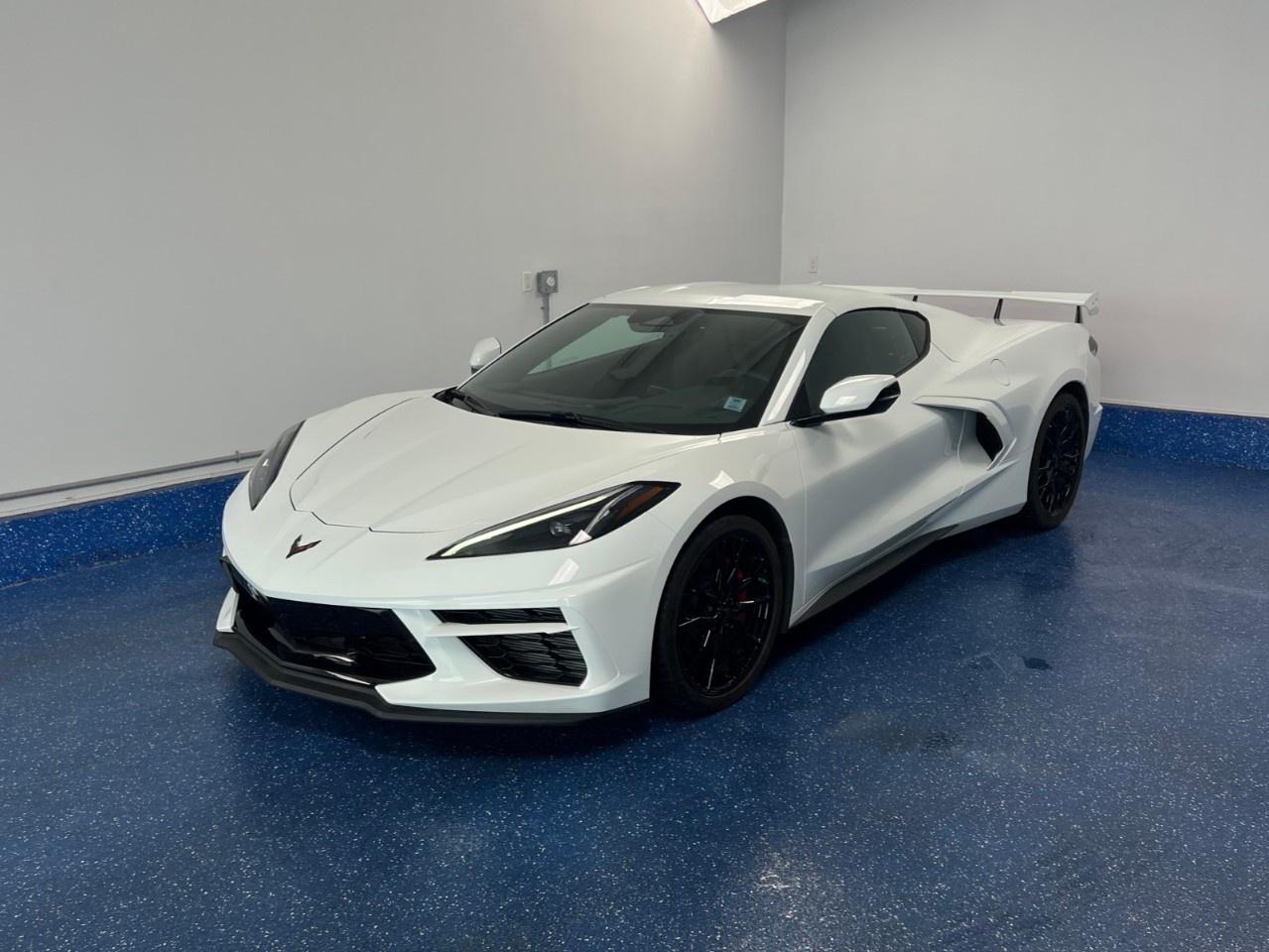 Recent Arrival! 2025 Chevrolet Corvette Stingray 1LT | Like New | Upgrades | Zacks Certified. 8-Speed Dual Clutch RWD Arctic White 6.2L V8<br /><br /><br />10 Speakers, 8-Way Power Driver Seat Adjuster, 8-Way Power Passenger Seat Adjuster, Air Conditioning, Alloy wheels, AM/FM radio: SiriusXM, Auto High-beam Headlights, Automatic temperature control, Bright Red-Painted Calipers, Compass, Delay-off headlights, Driver door bin, Driver vanity mirror, Electronic Stability Control, Four wheel independent suspension, Front Bucket Seats, Front dual zone A/C, Front reading lights, Fully automatic headlights, GT1 Bucket Seats, Heated door mirrors, Illuminated entry, Leather Shift Knob, Leather steering wheel, Mulan Lthr Seating Surfaces w/Perforated Inserts, Power door mirrors, Power driver seat, Power steering, Power windows, Preferred Equipment Group 1LT, Radio data system, Radio: Chevrolet Infotainment 3 Premium System, Rear window defroster, Remote keyless entry, Speed-sensing steering, Sport steering wheel, Steering wheel mounted audio controls, Tachometer, Telescoping steering wheel, Tilt steering wheel, Traction control, Turn signal indicator mirrors, Wheels: 19''' x 8.5''' Fr/20''' x 11''' Rr Gloss Black.<br /><br />Certification Program Details: Fresh 2 Yr MVI | 30 day warranty* | 110 point inspection | Full tank of fuel | Krown rustproofed | Flexible financing options | Professionally detailed<br /><br />This vehicle is Zacks Certified! You're approved! We work with you. Together we'll find a solution that makes sense for your individual situation. Please visit us or call 902 843-3900 to learn about our great selection.<br />Awards:<br /> * Car and Driver Canada 10 Best<br />With 22 lenders available Zack's Auto Sales can offer our customers with the lowest available interest rate. Thank you for taking the time to check out our selection!