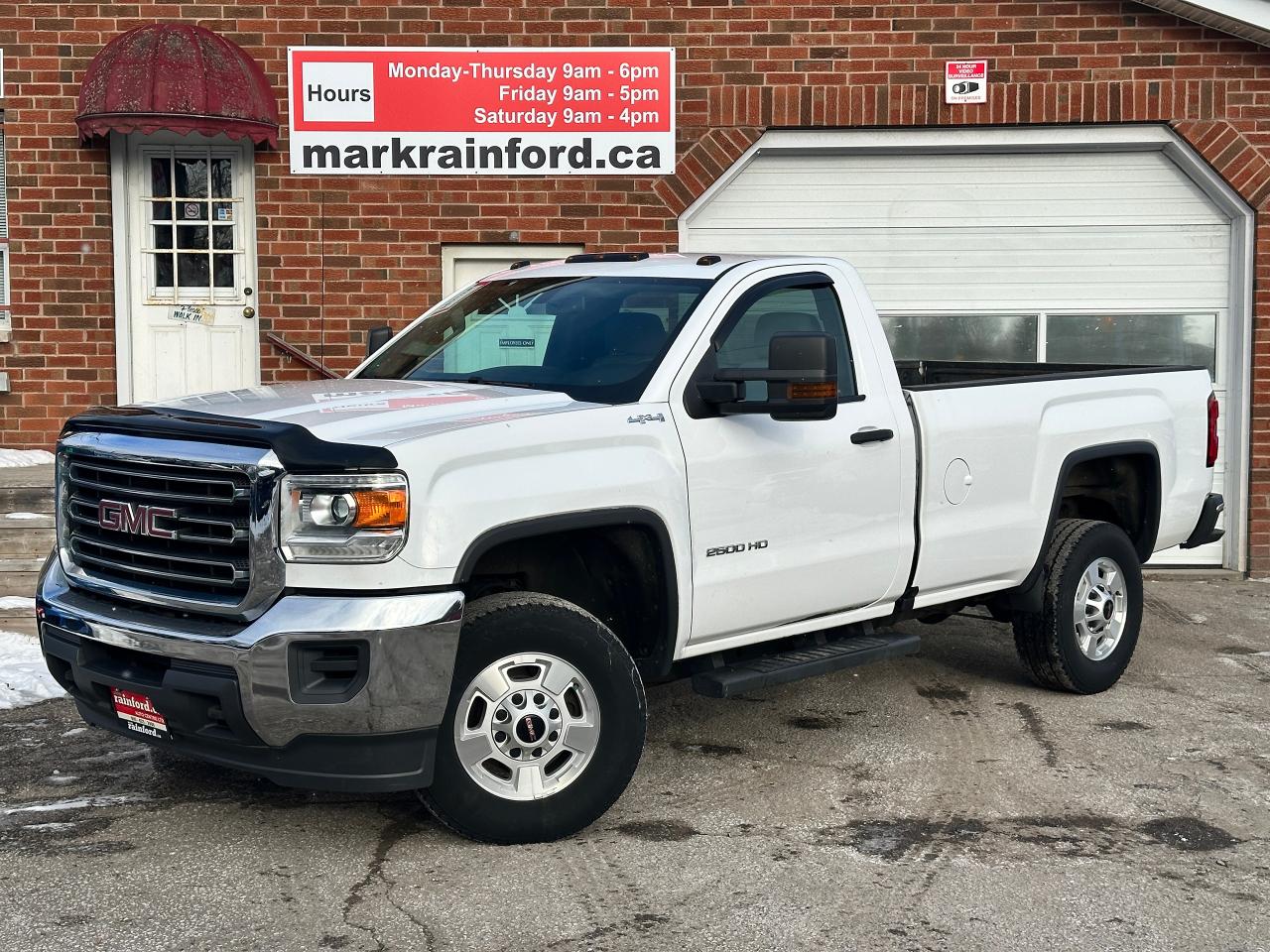 2018 GMC Sierra 2500 4X4 RegCab 133.6" 6.0L V8 Cloth FM RearCam CarPlay