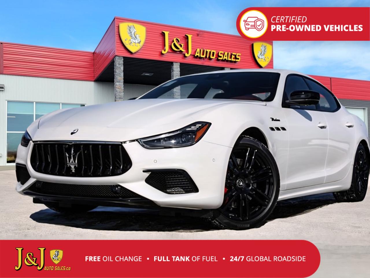 White 2023 Maserati Ghibli Modena Q4 AWD ZF 8-Speed Automatic 3.0L V6 Welcome to our dealership, where we cater to every car shoppers needs with our diverse range of vehicles. Whether youre seeking peace of mind with our meticulously inspected and Certified Pre-Owned vehicles, looking for great value with our carefully selected Value Line options, or are a hands-on enthusiast ready to tackle a project with our As-Is mechanic specials, weve got something for everyone. At our dealership, quality, affordability, and variety come together to ensure that every customer drives away satisfied. Experience the difference and find your perfect match with us today.