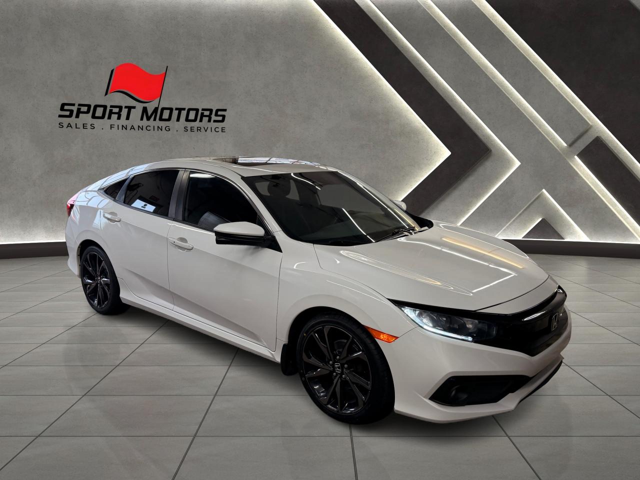 2019 Honda Civic Sport+Roof+Camera+Heated Seats+CLEAN CARFAX Photo