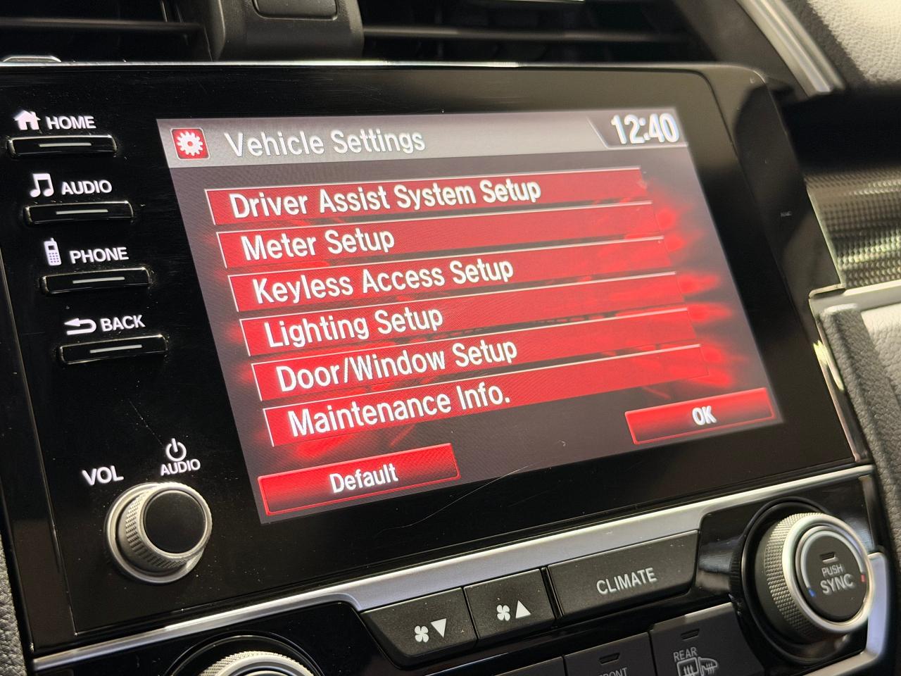 2019 Honda Civic Sport+Roof+Camera+Heated Seats+CLEAN CARFAX Photo96