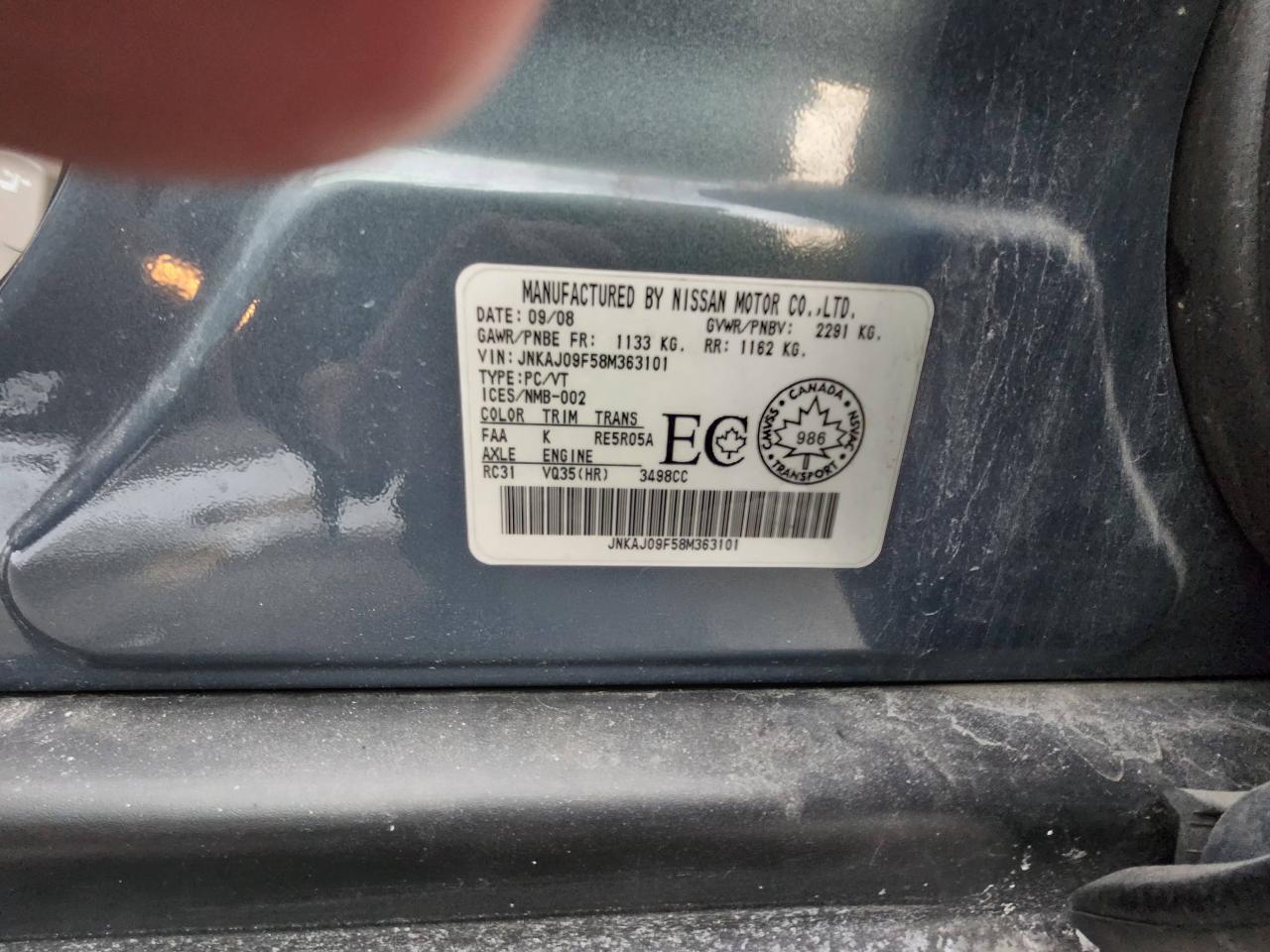 2008 Infiniti EX35 AWD 4dr Journey Photo