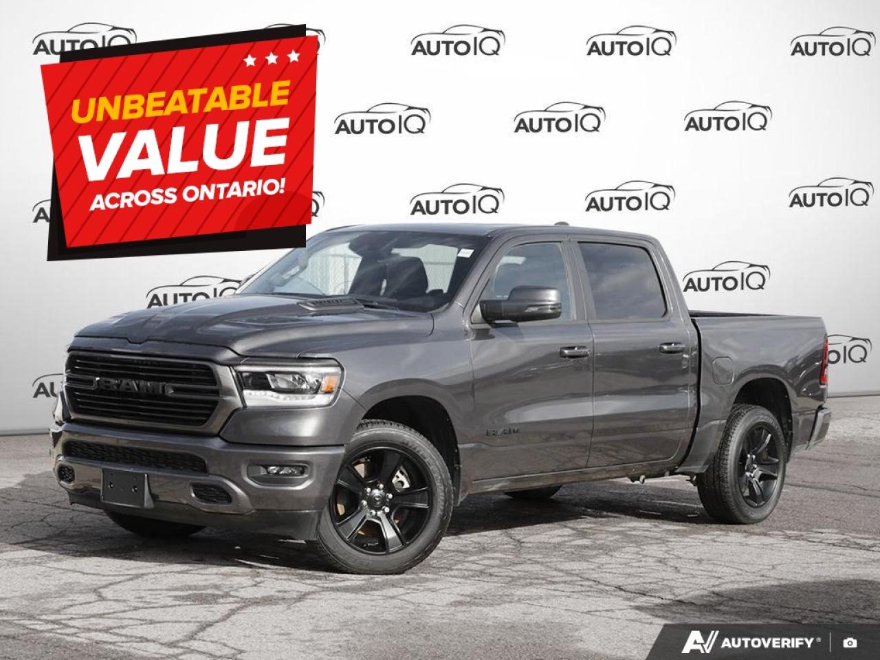 Recent Arrival!<br><br><br>| Remote Start, 10 Speakers, 20 x 9 Aluminum Wheels, 3 Rear Seat Head Restraints, 3.21 Rear Axle Ratio, 4-Way Front Headrests, 4-Wheel Disc Brakes, 48-Volt Belt Starter Generator, ABS brakes, Adjustable pedals, Air Conditioning, Alloy wheels, AM/FM radio: SiriusXM with 360L, Apple CarPlay/Android Auto, Auto High-beam Headlights, Auto-dimming door mirrors, Auto-dimming Rear-View mirror, Automatic temperature control, Block heater, Brake assist, Bucket Seats, Bumpers: body-colour, Class IV Receiver Hitch, Cloth/Vinyl Bucket Seats, Compass, Delay-off headlights, Driver door bin, Driver vanity mirror, Dual front impact airbags, Dual front side impact airbags, Electronic Stability Control, Emergency communication system: RAM Connect, Exterior Mirrors w/Courtesy Lamps, Exterior Mirrors w/Turn Signals, Front anti-roll bar, Front Bucket Seats, Front dual zone A/C, Front fog lights, Front Heated Seats, Front reading lights, Front Seatback Map Pockets, Front wheel independent suspension, Fully automatic headlights, Garage door transmitter, Heated door mirrors, Heated Exterior Mirrors, Heated front seats, Heated Steering Wheel, Heated steering wheel, Illuminated entry, Leather steering wheel, Low tire pressure warning, MOPAR Front & Rear All-Weather Floor Mats, Navigation System, Occupant sensing airbag, Outside temperature display, Overhead airbag, Overhead console, Panic alarm, ParkView Rear Back-Up Camera, Passenger door bin, Passenger vanity mirror, Power 2-Way Driver Lumbar Adjust, Power door mirrors, Power driver seat, Power Folding Exterior Mirrors, Power steering, Power windows, Quick Order Package 27L Sport, Radio data system, Radio: Uconnect 5W Nav w/12.0 Display, Rear 60/40 Folding Seat, Rear anti-roll bar, Rear step bumper, Rear Wheelhouse Liners, Rear window defroster, Remote keyless entry, Speed control, Split folding rear seat, Sport Performance Hood, Steering wheel mounted audio controls, Tachometer, Telescoping steering wheel, Tilt steering wheel, Traction control, Trip computer, Turn signal indicator mirrors, Variably intermittent wipers, Voltmeter.<br><br>Granite Crystal Metallic Clearcoat<br>2024 Ram 1500 Sport<br>4D Crew Cab<br>HEMI 5.7L V8 VVT 8-Speed Automatic<br>4WD