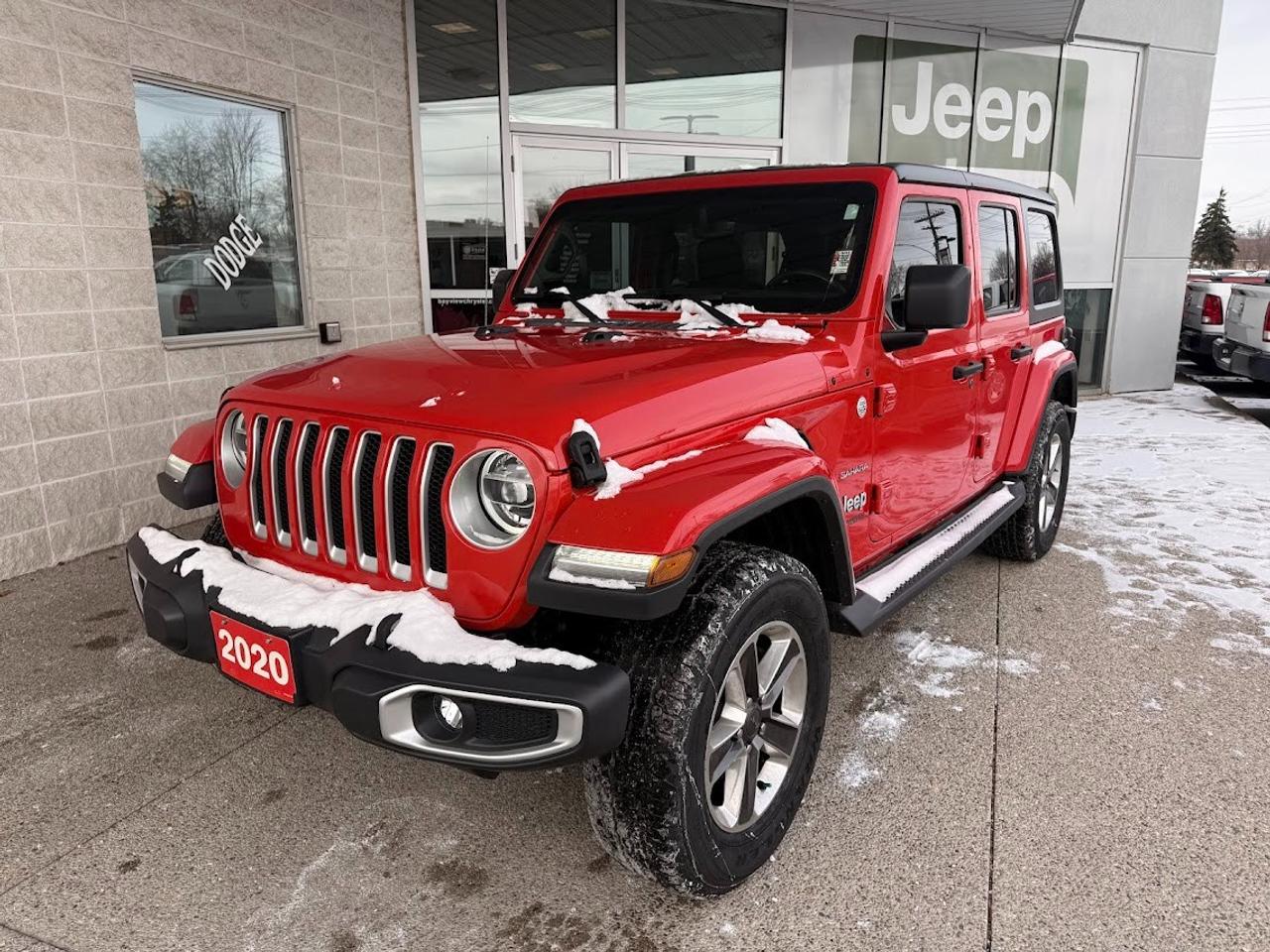 Used 2020 Jeep Wrangler Unlimited Sahara for sale in Sarnia, ON