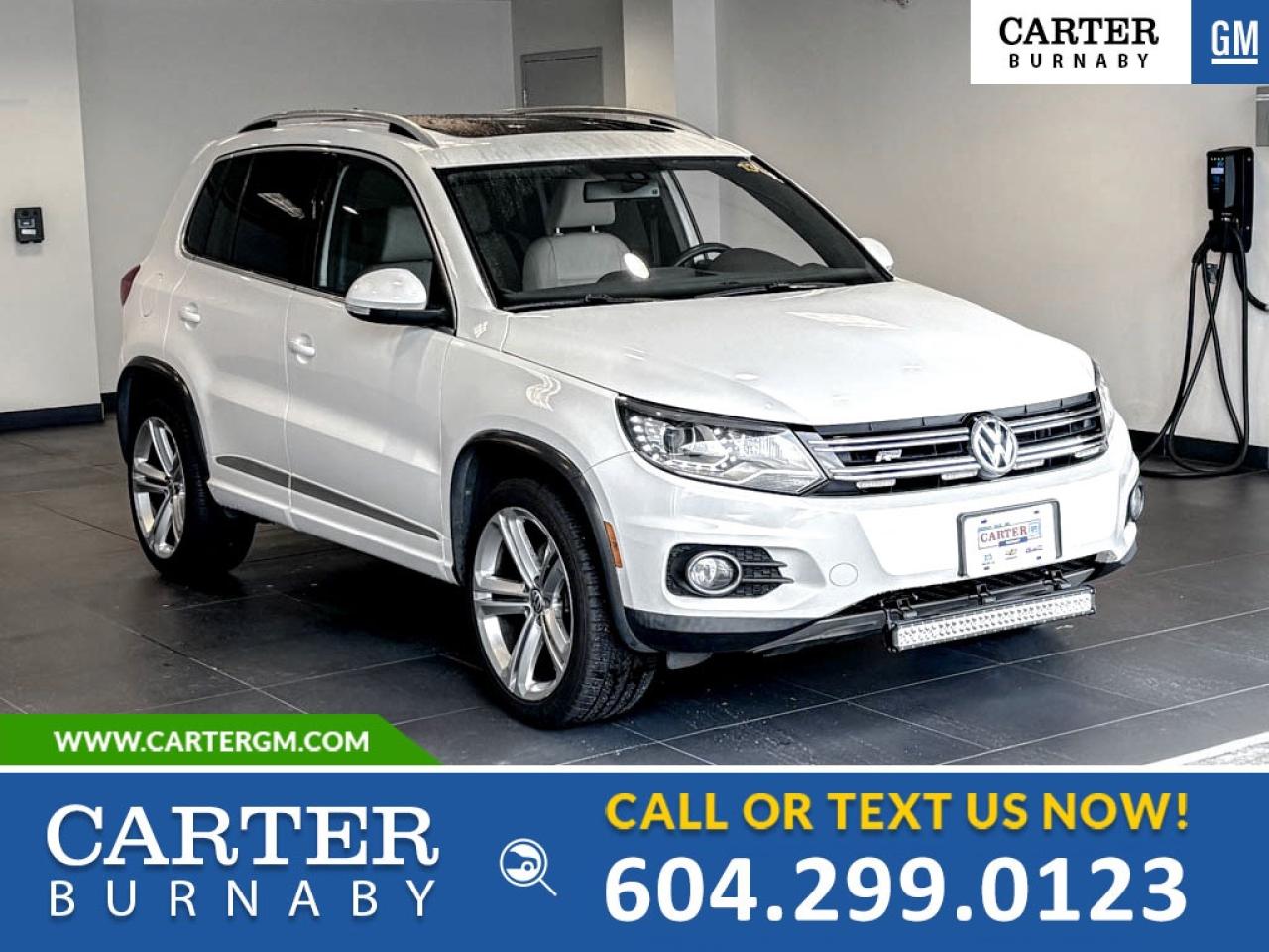 Experience refined performance in this 2013 Volkswagen Tiguan Highline AWD, powered by a responsive 2.0L turbocharged engine and equipped with confident all-wheel drive. Enjoy premium comforts like a power drivers seat with memory, heated seats, sunroof, and automatic climate control. Stay connected with Bluetooth, CD player, and XM Radio, while traction control adds peace of mind in all conditions. Practical touches like a power liftgate complete the package.

Come take it for a test drive today and experience all this stylish vehicle has to offer!

WHY CARTER GM BURNABY?

- An unrivalled vehicle purchasing experience!
- Exceeding our loyal customers expectations since 1963
- 4.5 Google star rating (with 2,175+ customer reviews)
- Cargurus Top-rated Dealer 2025 Award
- Cargurus Top Value Dealer 2025 Award
- Peace of mind - 150-point vehicle inspection
- CARFAX - full vehicle service history - purchase with confidence!
- Vehicle trades welcome! Best price guaranteed!
- We provide upfront pricing, zero hidden fees, and 100% transparency
- Fast approvals and 99% acceptance rates (no matter your current credit status!)
- Multilingual staff (many languages spoken)
- Comfortable non-pressured environment with in-store television, WIFI and a childrens play area!
- In-store restaurant: fresh daily menu





Were here to help you drive the vehicle you want, the vehicle you deserve!
QUESTIONS? GREAT! WEVE GOT ANSWERS!
To speak with a friendly vehicle specialist - CALL NOW!
(Doc. Fee: $495.00 Dealer Code: D5505)