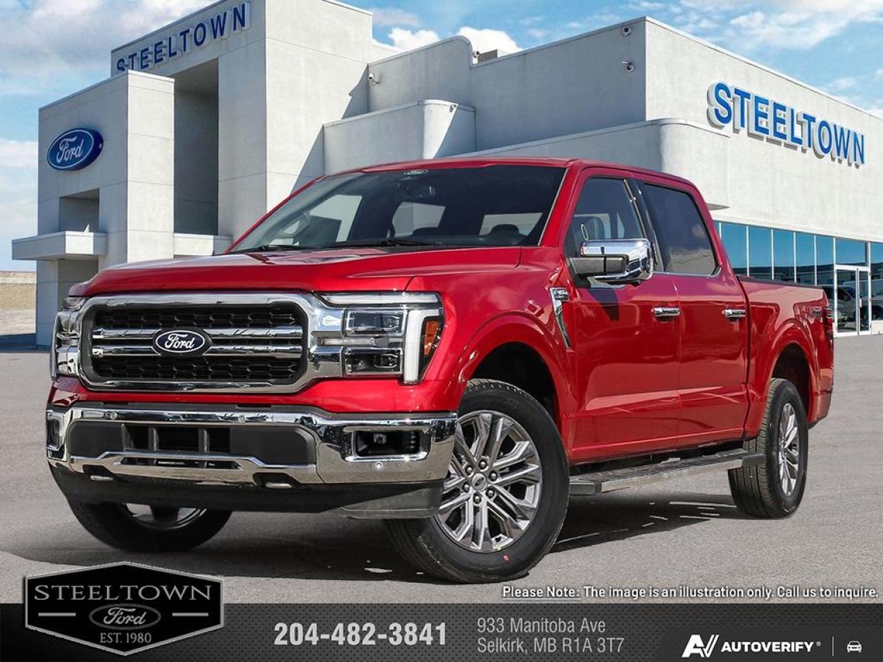 <br> <br>We value your TIME, we wont waste it or your gas is on us!   We offer extended test drives and if you cant make it out to us we will come straight to you!<br> <br>The 2026 Ford F-150 brings unmatched capability, advanced innovation and bold design to the full-size pickup segment. <br> <br>The 2026 Ford F-150 combines proven leadership in toughness with smart innovation to deliver a truck built for real-world demands. Inside, the cabin features refined materials, intuitive tech and comfortable seating to support both driver and passengers on every journey. With its strong presence, flexible design and Fords legacy of dependability, the F-150 is ready for whatever work or play you throw its way.<br> <br>This Ruby Red Tinted Clearcoat Crew Cab 4X4 pickup has an Automatic transmission and is powered by a 400HP 5.0L 8 Cylinder Engine. <br> <br> Our F-150s trim level is LARIAT.<br><br> View the original window sticker for this vehicle with this url <b><a href=http://www.windowsticker.forddirect.com/windowsticker.pdf?vin=1FTFW5L58TFA09494 target=_blank>http://www.windowsticker.forddirect.com/windowsticker.pdf?vin=1FTFW5L58TFA09494</a></b>.<br> <br>To apply right now for financing use this link: <a href=http://www.steeltownford.com/?https://CreditOnline.dealertrack.ca/Web/Default.aspx?Token=bf62ebad-31a4-49e3-93be-9b163c26b54c&La target=_blank>http://www.steeltownford.com/?https://CreditOnline.dealertrack.ca/Web/Default.aspx?Token=bf62ebad-31a4-49e3-93be-9b163c26b54c&La</a><br><br> <br/> Total  rebate of $7500 is reflected in the price.   4.99% financing for 84 months.  Incentives expire 2026-03-31.  See dealer for details. <br> <br>Family owned and operated in Selkirk for 35 Years.  <br>Steeltown Ford is located just 20 minutes North of the Perimeter Hwy, with an onsite banking center that offers free consultations. <br>Ask about our special dealer rates available through all major banks and credit unions.<br>Dealer retains all rebates, plus taxes, govt fees and Steeltown Protect Plus.<br>Steeltown Ford Protect Plus includes:<br>- Life Time Tire Warranty <br>Dealer Permit # 1039<br><br><br> Come by and check out our fleet of 110+ used cars and trucks and 130+ new cars and trucks for sale in Selkirk.  o~o
