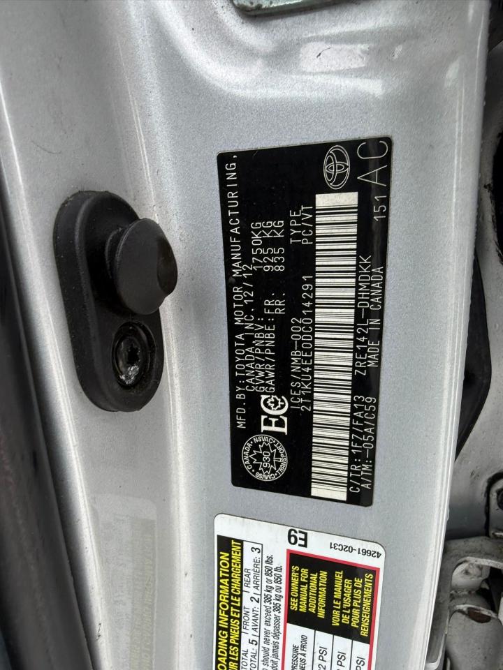 2013 Toyota Matrix MANUAL, RUNS WELL, RELIABLE, CERTIFIED Photo