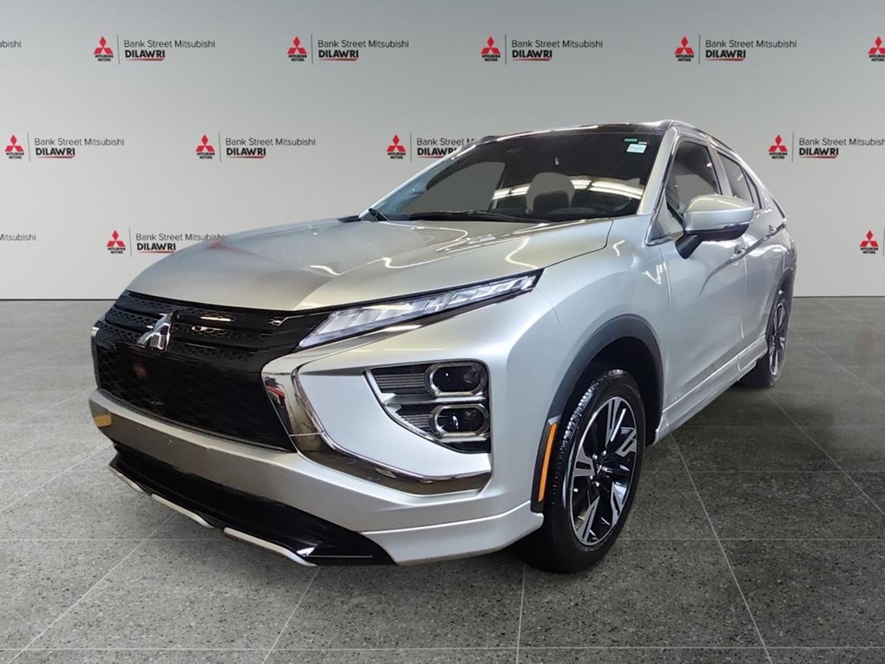 Balance of 5 year/100,000kms BASIC warranty and 10 year/160,000kms Factory Powertrain Warranty on ALL MITSUBISHI products! Best in the industry!!!! Embrace the elegance and power of the 2024 Mitsubishi Eclipse Cross GT S-AWC, a stunning SUV in a sleek Silver finish that stands out on any road. With a robust 4×4 drivetrain and expert handling, its designed to tackle both urban streets and off-road adventures with ease. The exterior boasts stylish alloy wheels and a commanding presence, perfect for those who value a sophisticated yet adventurous aesthetic. Inside, the emphasis is on comfort and connectivityheated seats, a convenient keyless entry, and air conditioning ensure a plush ride, while smart device integration keeps you connected on the go. Stay connected and entertained with features like Bluetooth connection and satellite radio, complemented by a backup camera that adds an extra layer of safety. Additionally, advanced driver assistance technologies like lane assist and brake support provide peace of mind as you navigate your journey. Ideal for drivers who crave a dynamic yet refined driving experience, this Mitsubishi Eclipse Cross is ready to elevate your travels. Contact our dealership today to learn more and take the next step toward making it yours.
