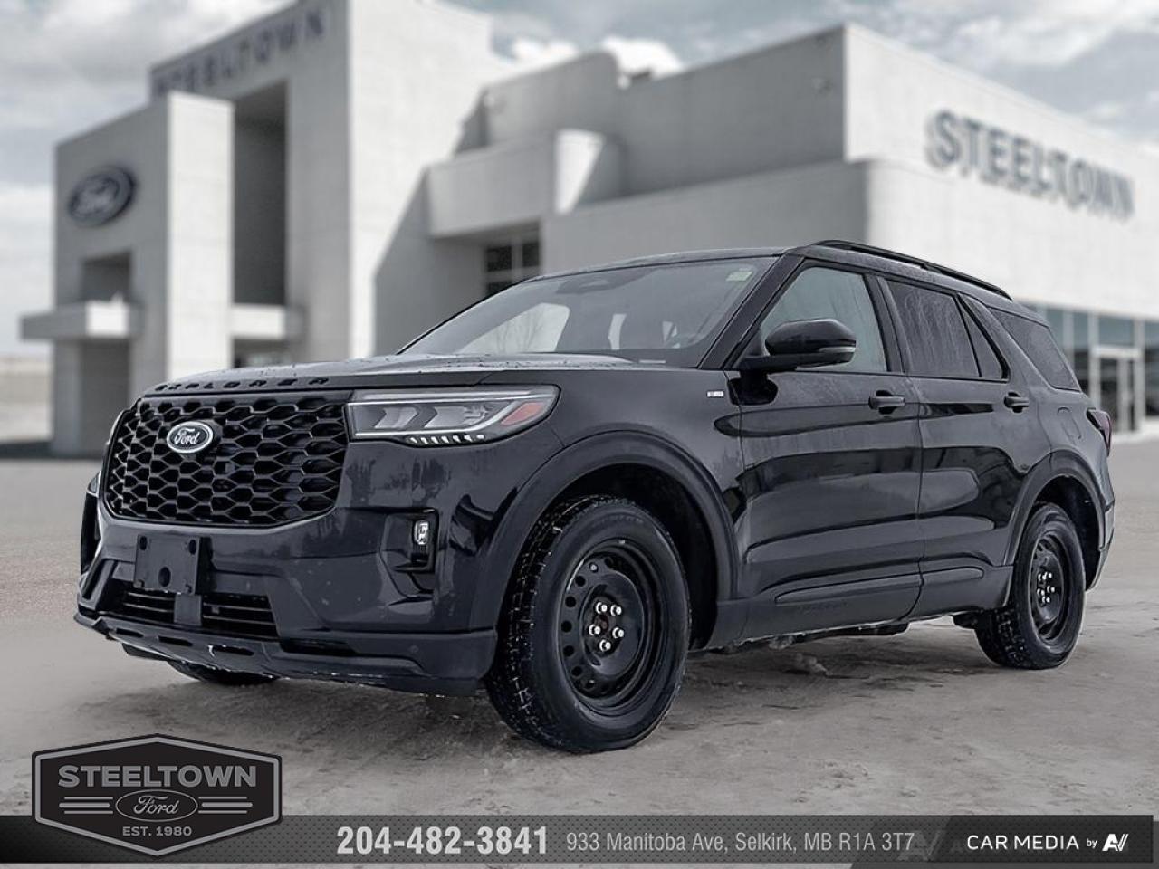 <b>BlueCruise,  Navigation,  B&O Audio,  360 Camera,  Remote Start!</b><br> <br> We value your TIME, we wont waste it or your gas is on us!   We offer extended test drives and if you cant make it out to us we will come straight to you!<br><br><br> <br>Offering a smooth and controlled ride with plenty of room for you and yours, this 2025 Ford Explorer is a fantastic family SUV. This 2025 Ford Explorer is for sale today in Selkirk. <br> <br>This Ford Explorer is the ultimate lifestyle vehicle with plenty of style and space for all of your passengers and cargo. It has the hauling capabilities of a midsize SUV combined with strong off-road capabilities. Whether your next family adventure is to the grocery store or over a high mountain pass, the Ford Explorer was built to get you there with ease. This SUV has 84,501 km. Its nice in colour. It has an Automatic transmission and is powered by a 300HP 2.3L 4 Cylinder Engine. <br> <br> Our Explorers trim level is ST-Line. This Explorer ST-Line steps things up with BlueCruise 1.2, inbuilt navigation, Bang & Olufsen audio, an aerial view camera system and a heated steering wheel. Also standard include 20 aluminum wheels, FordPass Connect 5G mobile hotspot internet access, adaptive cruise control, smart device remote engine start, and a power liftgate for rear cargo access. On the inside, occupants are treated to heated front seats, voice-activated dual-zone climate control, and a 13.2-inch infotainment screen with wireless Apple CarPlay and Android Auto. Safety features also include lane keep assist with lane departure warning, collision mitigation, automatic emergency braking, evasion assist, and rear parking sensors. This vehicle has been upgraded with the following features: BlueCruise, Navigation, B&O Audio, 360 Camera, Remote Start, Heated Steering Wheel, Heated Seats.<br> To view the original window sticker for this vehicle view this <a href=http://www.windowsticker.forddirect.com/windowsticker.pdf?vin=1FMUK8KH1SGA22592 target=_blank>http://www.windowsticker.forddirect.com/windowsticker.pdf?vin=1FMUK8KH1SGA22592</a>. <br/><br> <br>To apply right now for financing use this link: <a href=http://www.steeltownford.com/?https://CreditOnline.dealertrack.ca/Web/Default.aspx?Token=bf62ebad-31a4-49e3-93be-9b163c26b54c&La target=_blank>http://www.steeltownford.com/?https://CreditOnline.dealertrack.ca/Web/Default.aspx?Token=bf62ebad-31a4-49e3-93be-9b163c26b54c&La</a><br><br> <br/><br>Family owned and operated in Selkirk for 35 Years.  <br>Steeltown Ford is located just 20 minutes North of the Perimeter Hwy, with an onsite banking center that offers free consultations. <br>Ask about our special dealer rates available through all major banks and credit unions.<br><br><br>Steeltown Ford Protect Plus includes:<br>- Life Time Tire Warranty <br>Cars cost less in Selkirk <br><br>Dealer Permit # 1039<br><br><br> Come by and check out our fleet of 100+ used cars and trucks and 140+ new cars and trucks for sale in Selkirk.  o~o