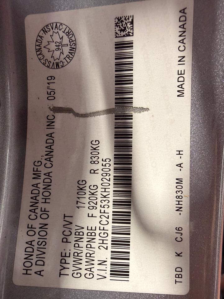 2019 Honda Civic LX+Adaptive Cruise+Camera+CLEAN CARFAX Photo