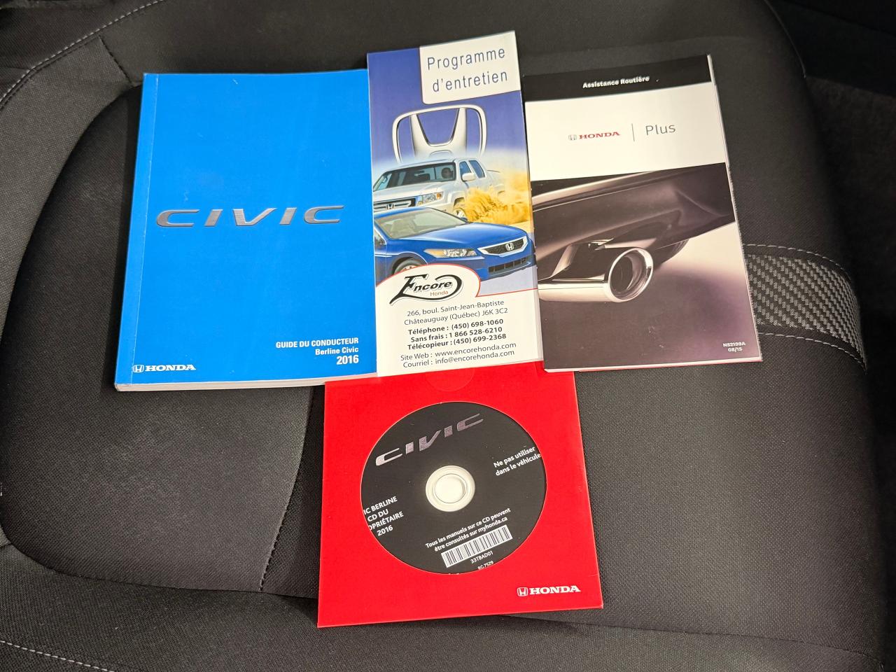 2016 Honda Civic EX+Roof+Camera+Heated Seats+CLEAN CARFAX Photo25