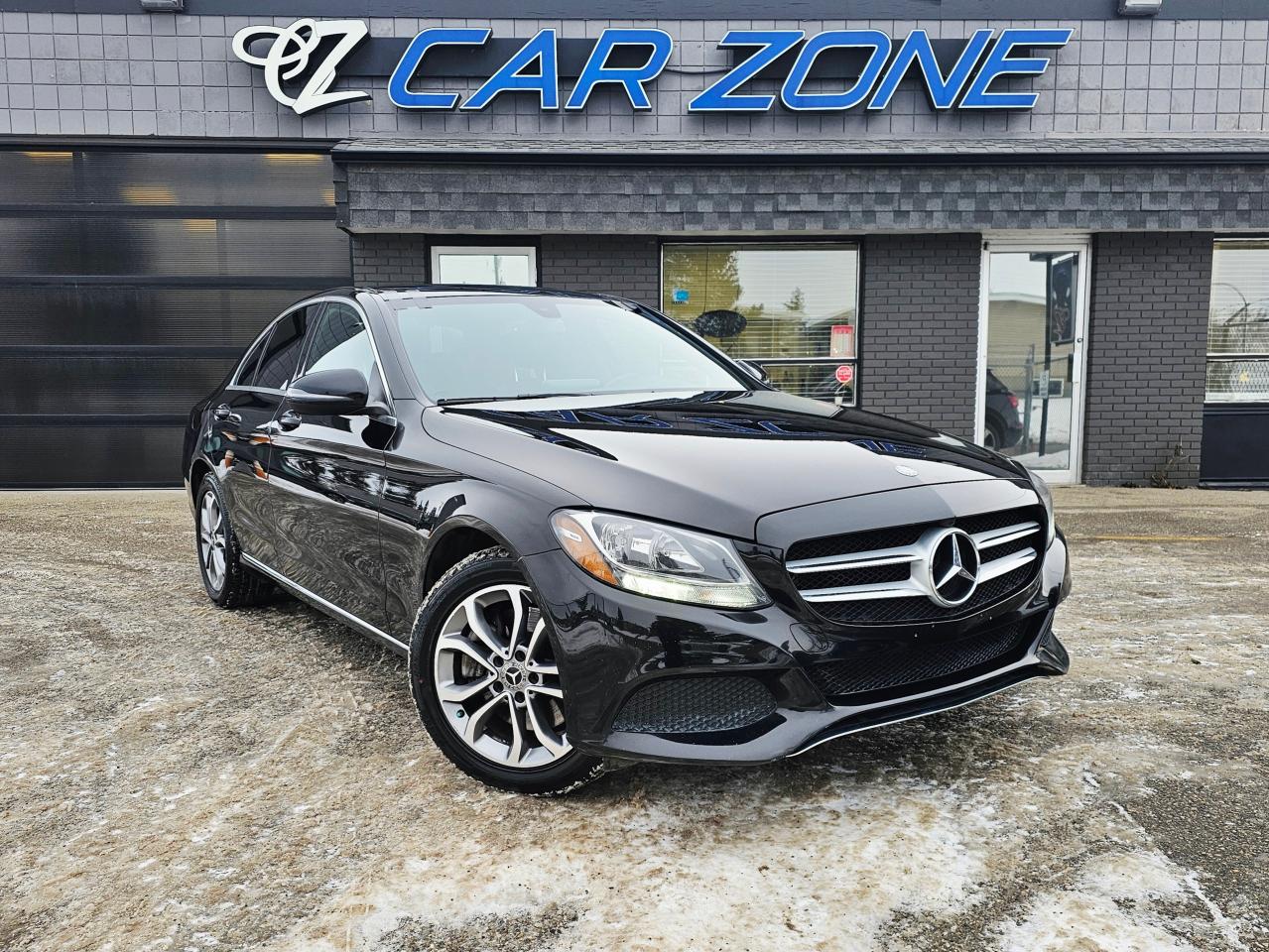 <p>Cruise the streets of Canada in style with this stunning 2017 Mercedes-Benz C-Class C 300 4MATIC, available now at Car Zone! This sleek sedan boasts a head-turning blue exterior and a sophisticated black interior, making it the perfect blend of sporty and luxurious. With its powerful yet efficient 2L I4 Turbo engine and All-Wheel Drive, this Mercedes delivers a smooth and confident driving experience, whether youre navigating city streets or cruising on the open highway.&nbsp;</p><p>This C-Class is packed with features designed to elevate your driving experience. From the premium materials to the advanced technology, every detail has been carefully considered. Enjoy the comfort and performance of a Mercedes-Benz while making a statement wherever you go. Here are five of its most exciting features:</p><ul><li><strong>4MATIC All-Wheel Drive:</strong> Conquer any road condition with confidence and control.</li><li><strong>Turbocharged Engine:</strong> Experience exhilarating performance with impressive fuel efficiency.</li><li><strong>Sophisticated Interior:</strong> Relax in a premium cabin crafted with high-quality materials.</li><li><strong>Automatic Transmission:</strong> Enjoy effortless shifts and a seamless driving experience.</li><li><strong>Sleek Sedan Design:</strong> Turn heads with its elegant and timeless design.</li></ul><p>Looking for Your Dream Car? Call Car Zone Today!</p><p>Thanks for viewing our Car Zone inventory. All of our vehicles come fully detailed with a Carfax and a mechanical fitness assessment. Drive this home today! Easy financing options. All credit welcome. <strong><a href=http://www.carzonecalgary.ca/finance>APPLY NOW</a>&nbsp;</strong>We even take trades. Same day approvals at&nbsp;<a href=http://www.carzonecalgary.ca/><strong>CARZONECALGARY</strong></a> or visit us in person at 2036 36 Street SE Calgary for a hassle free test drive. Let our friendly team of experts book an appointment with you and show you the Car Zone difference! AMVIC licensed dealer.&nbsp;</p>