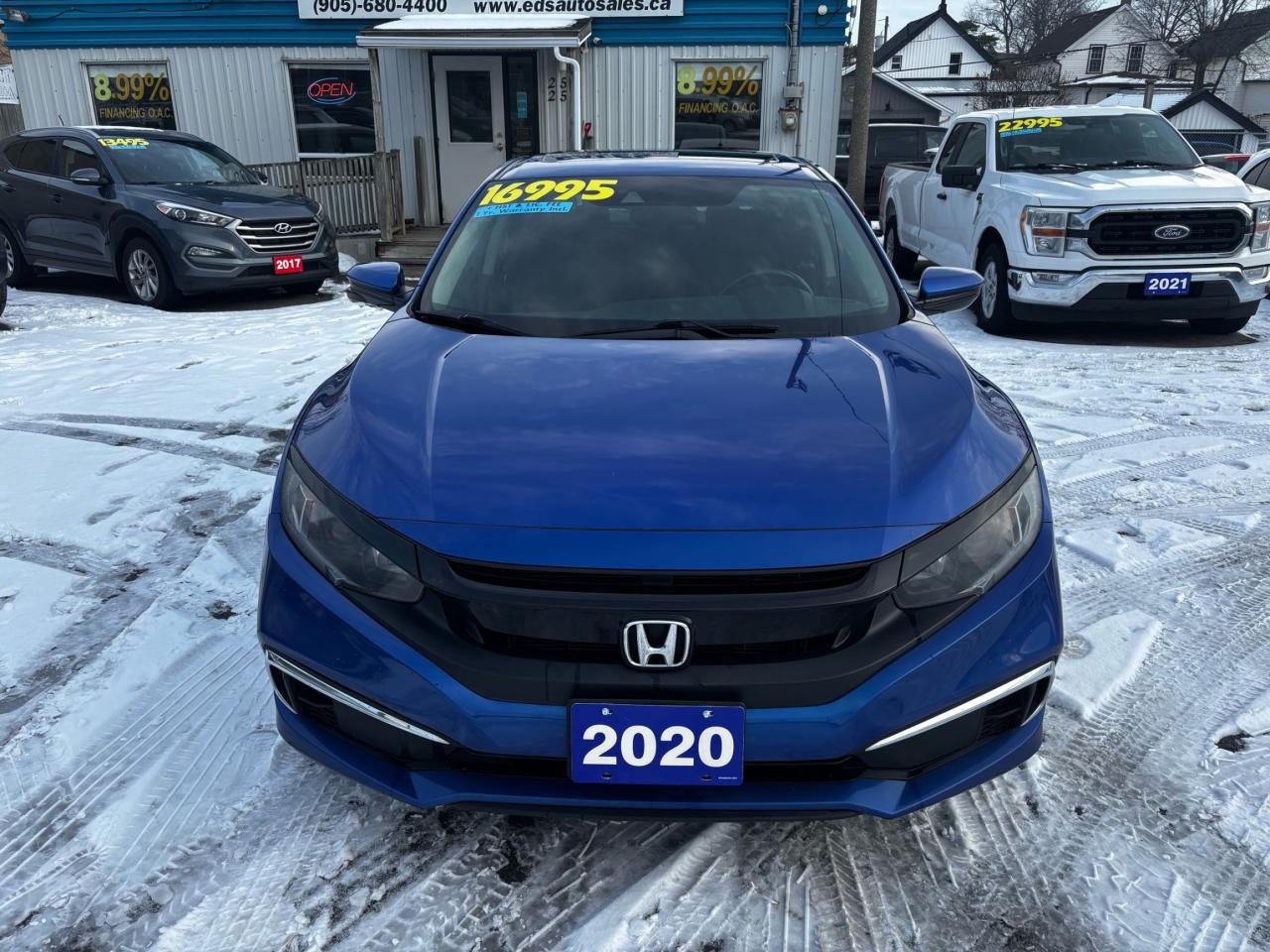 2020 Honda Civic EX, Sunroof, Lane Departure Alert, Alloys,