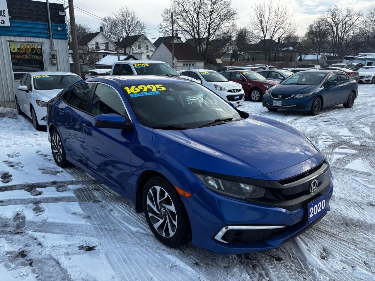 2020 Honda Civic EX, Sunroof, Lane Departure Alert, Alloys,